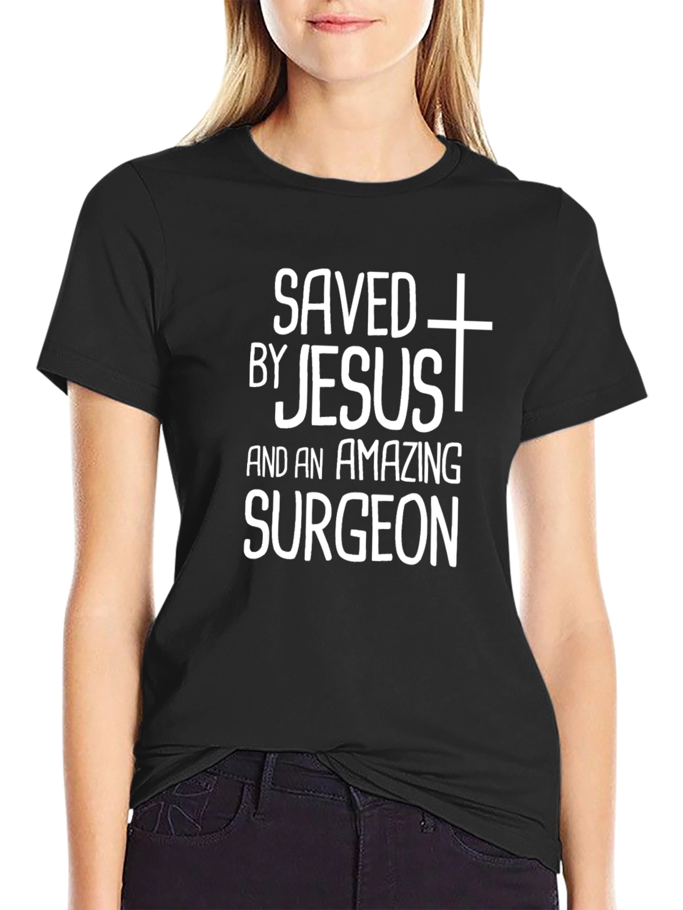 Saved By Jesus & An Amazing Surgeon T-Shirt