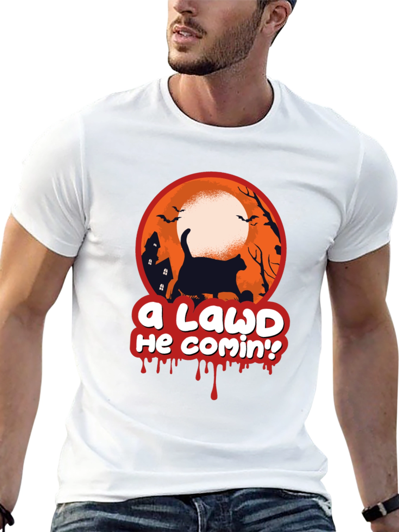 A Lawd He Comin Halloween Tee