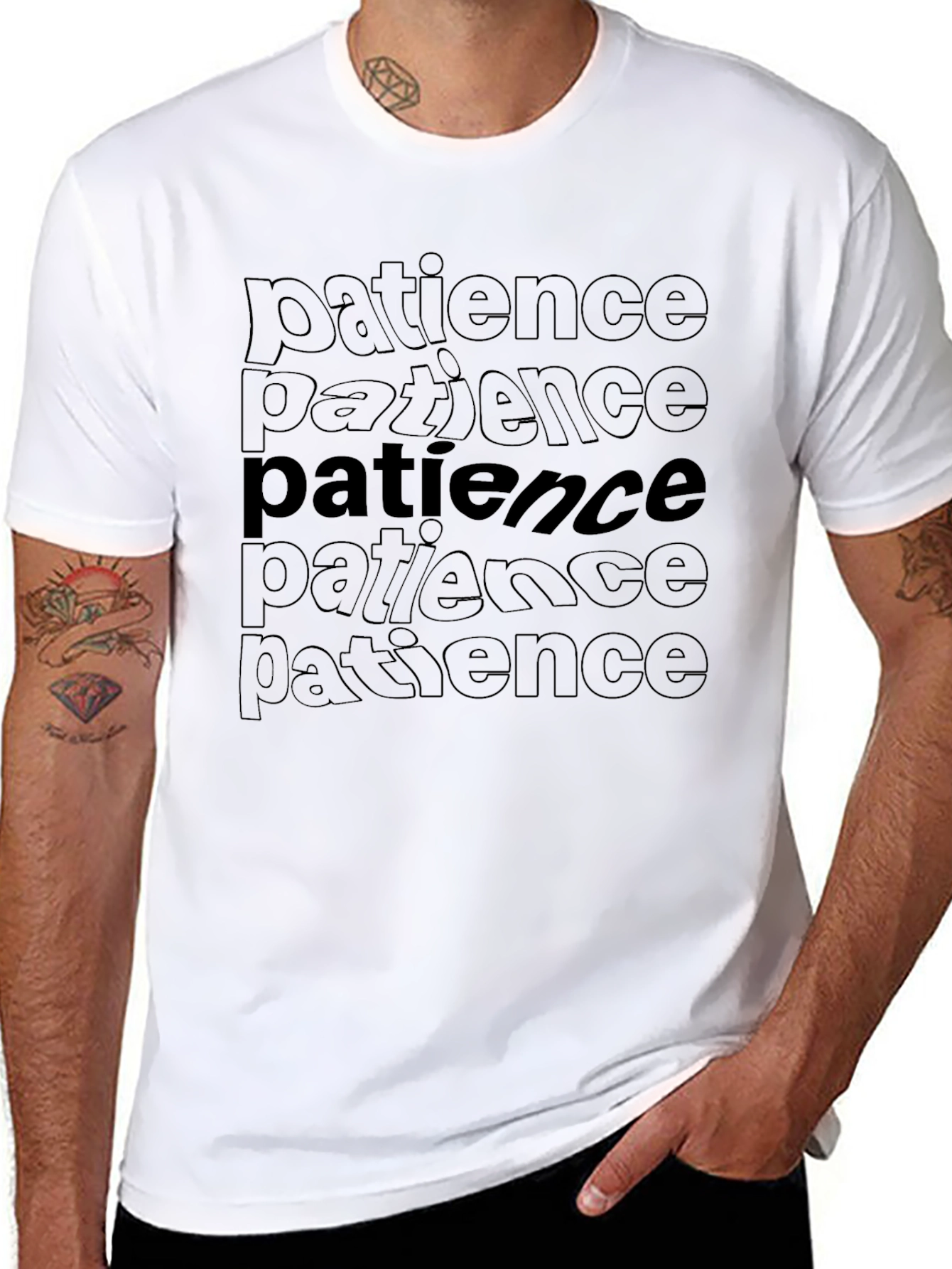 Patience Graphic Tee - Soft Comfort Fit