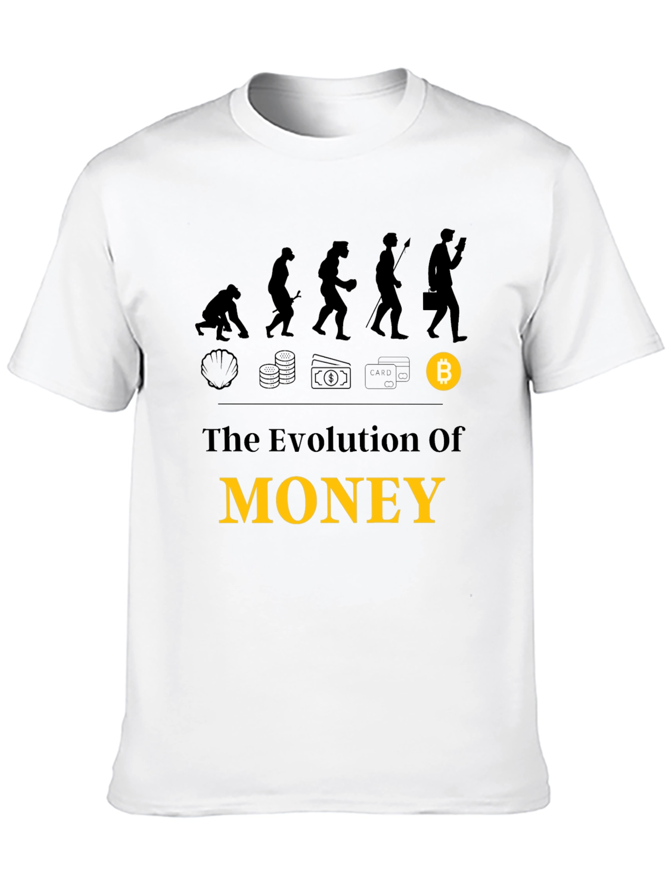 Evolution of Money Bitcoin T-Shirt