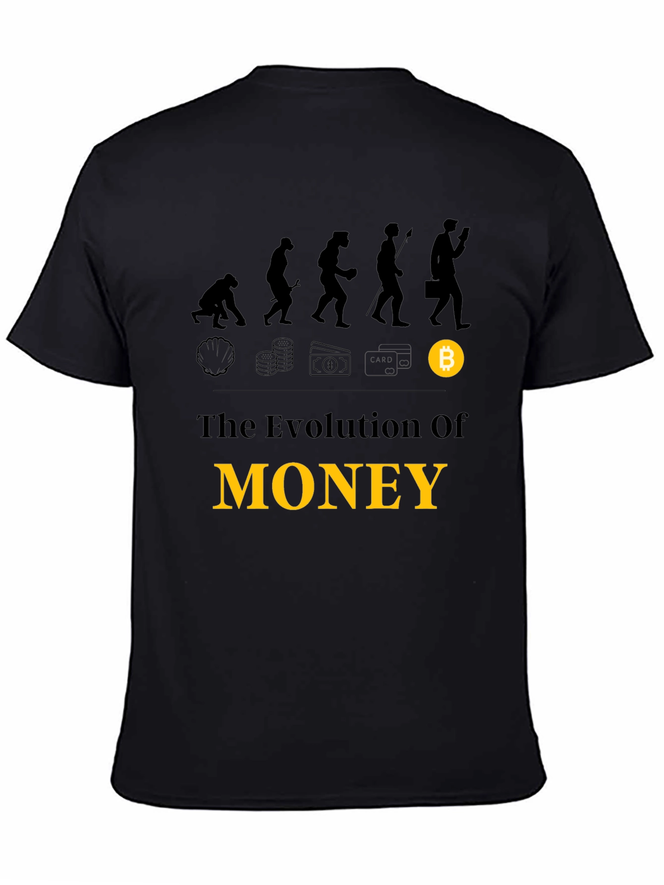 Evolution of Money Bitcoin T-Shirt
