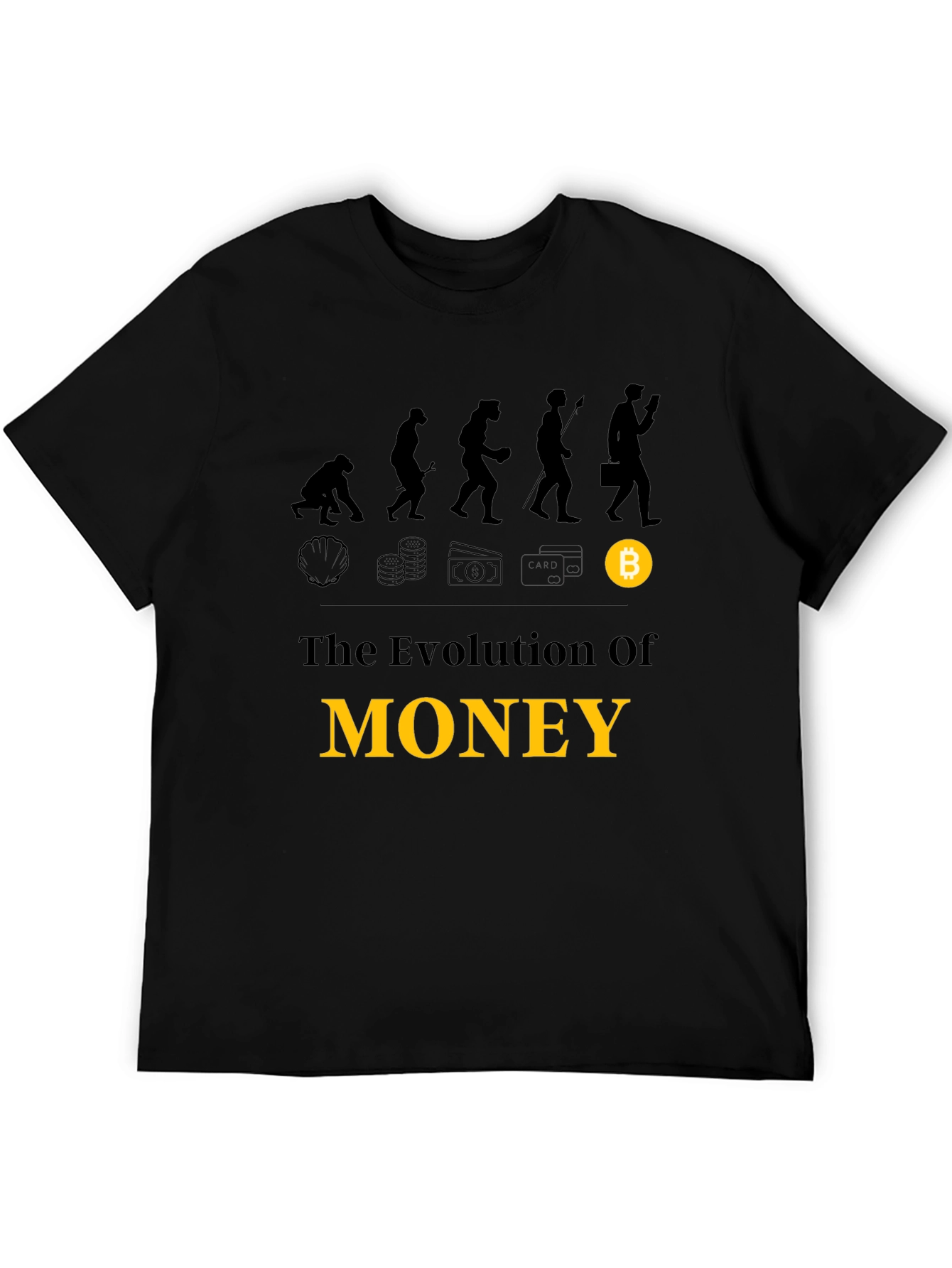 Evolution of Money Bitcoin T-Shirt