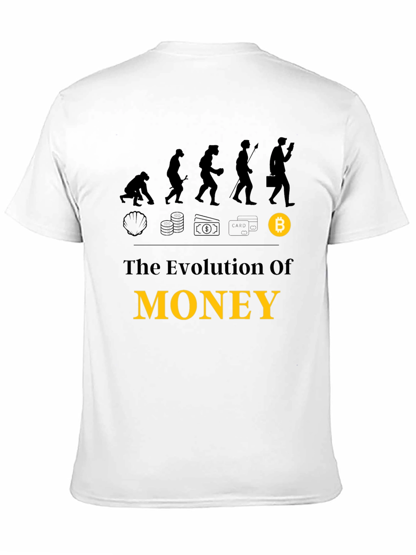 Evolution of Money Bitcoin T-Shirt