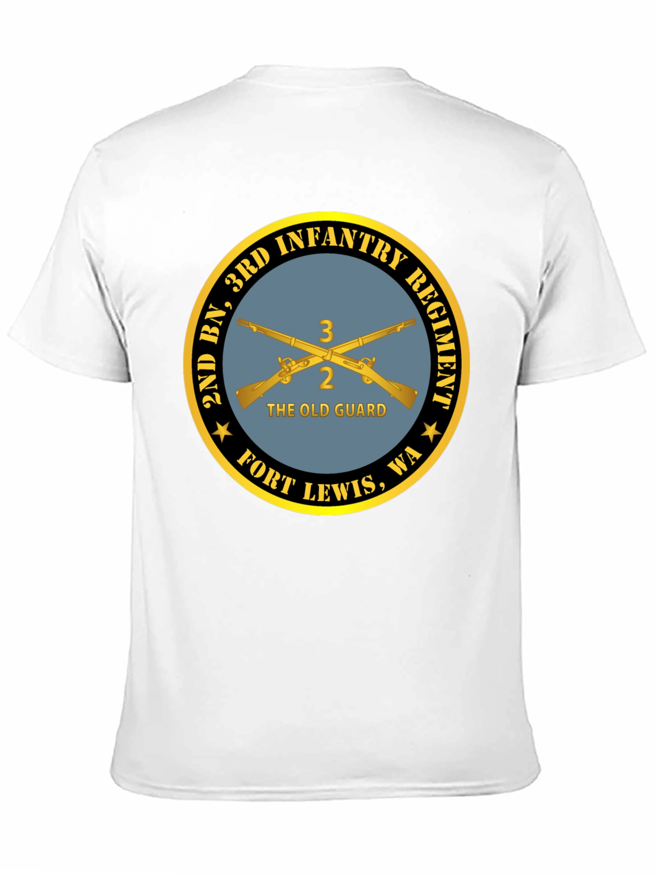 2nd BN 3rd Infantry Regiment Black T-Shirt
