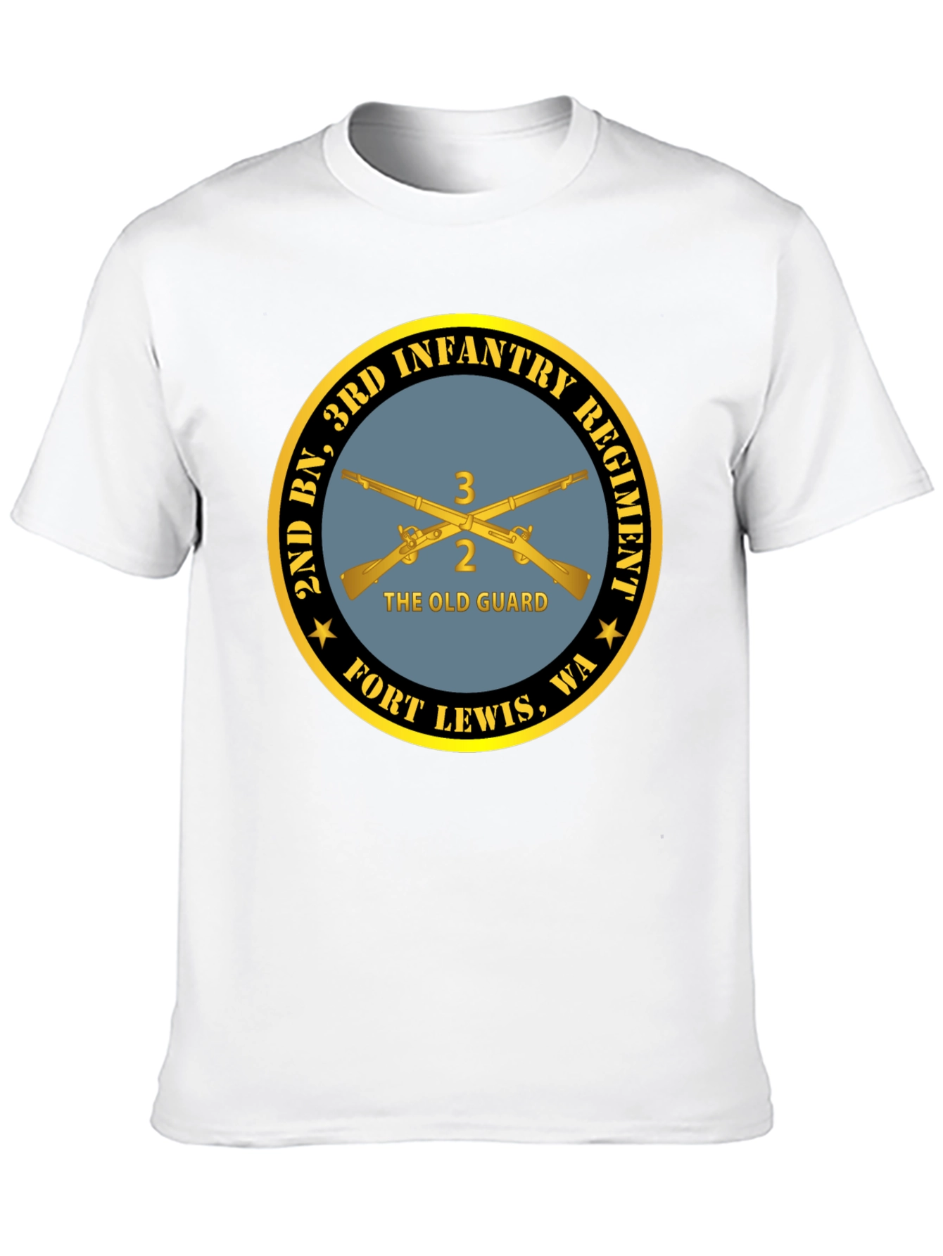 2nd BN 3rd Infantry Regiment Black T-Shirt