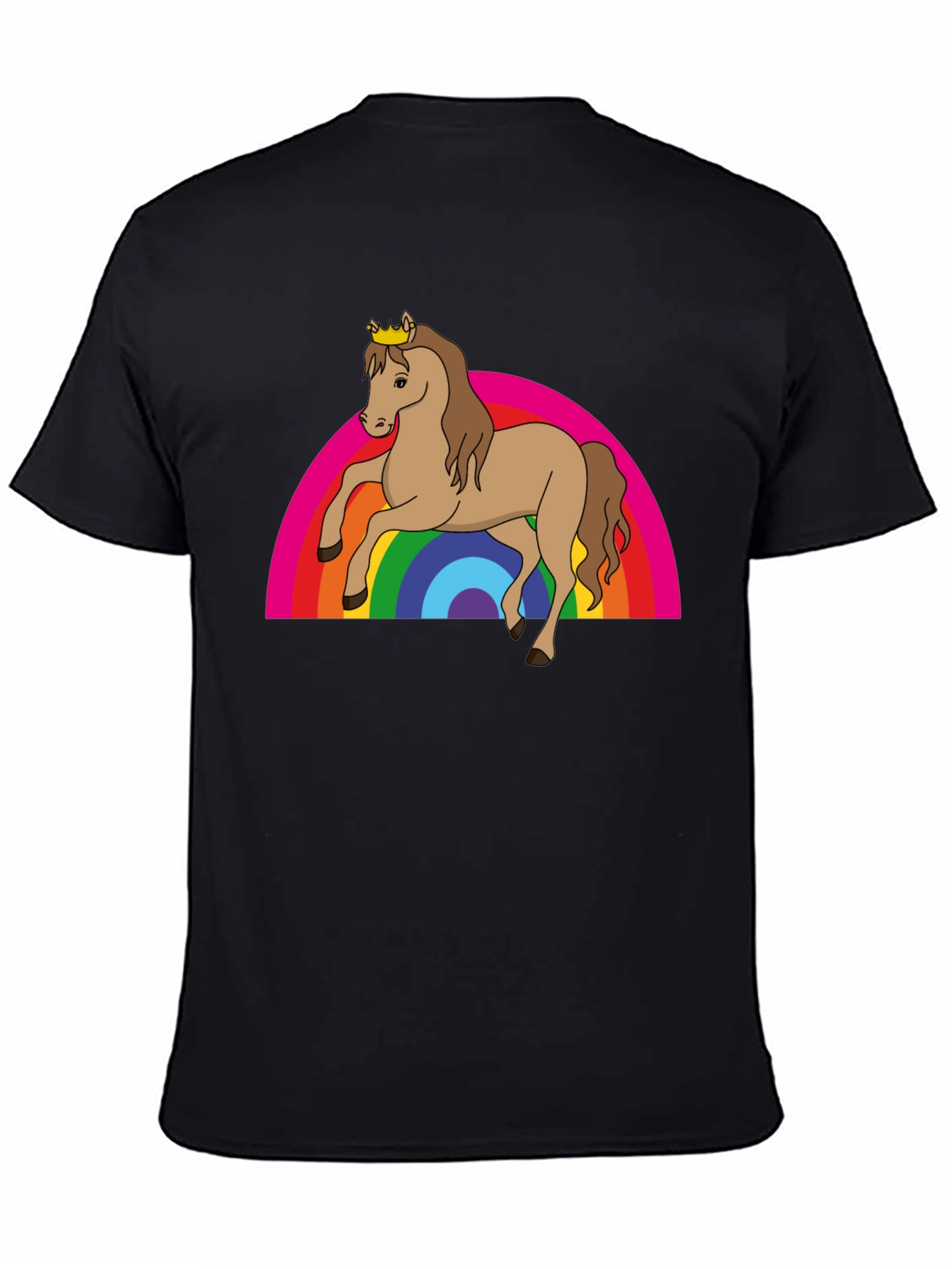 Rainbow Horse Tee - Magical & Fun!