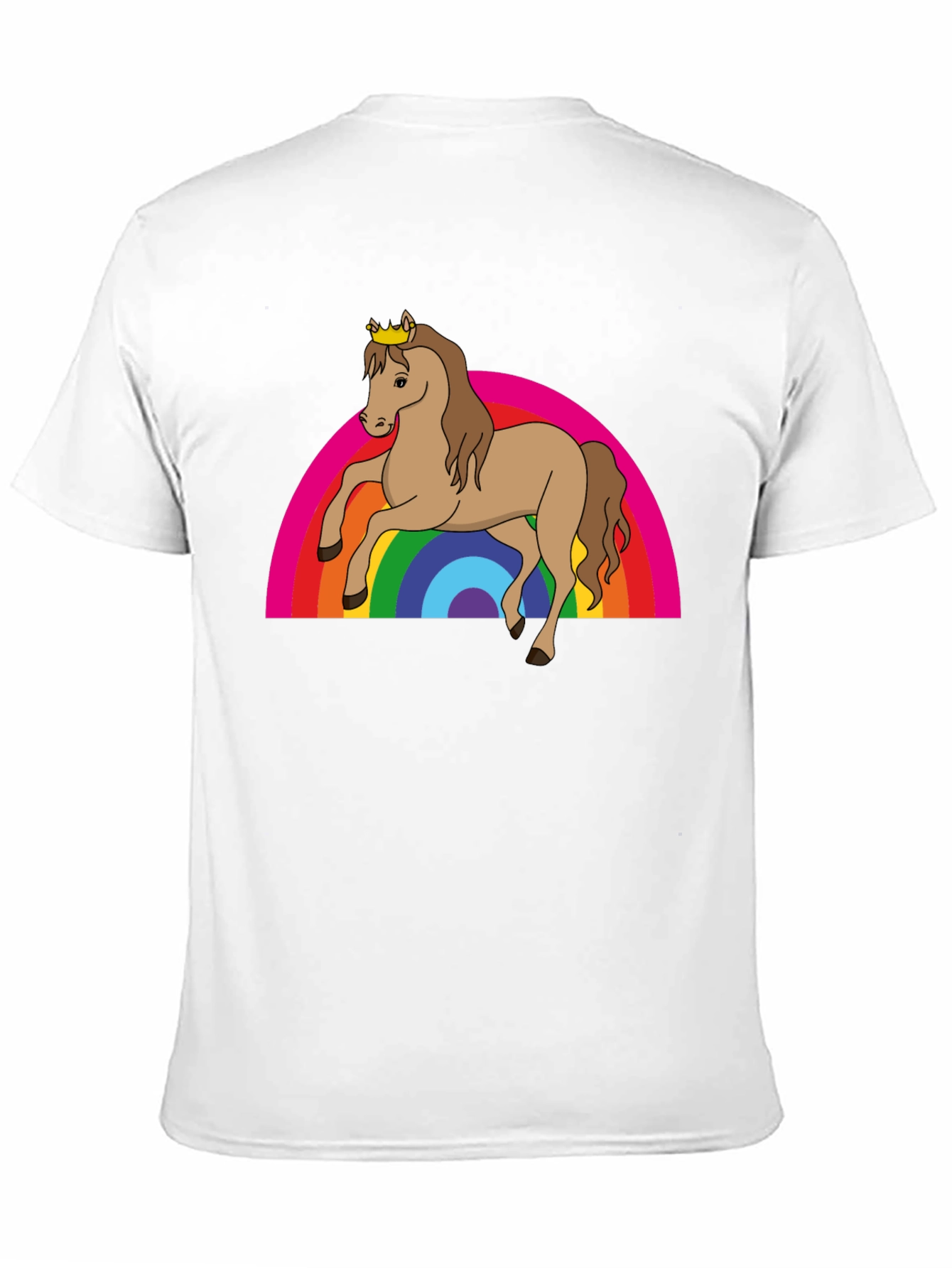Rainbow Horse Tee - Magical & Fun!