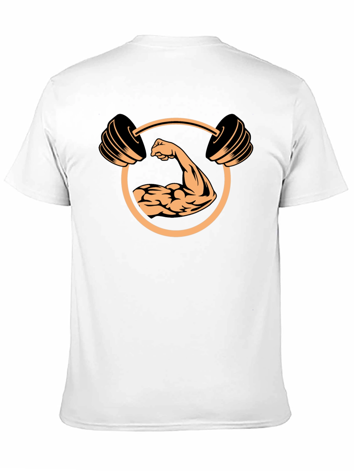 Muscle Gym T-Shirt - Fitness Design Black Tee