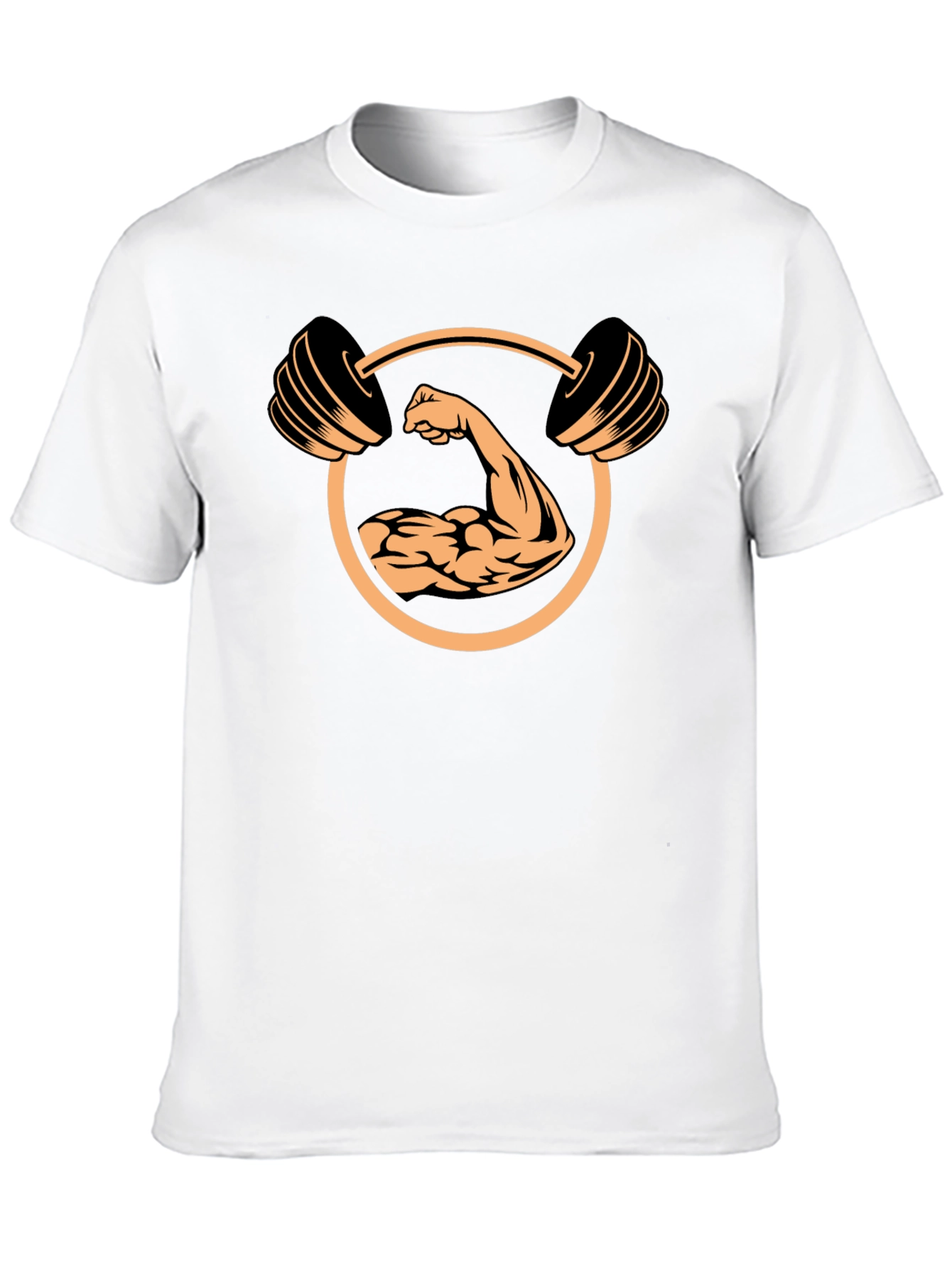 Muscle Gym T-Shirt - Fitness Design Black Tee