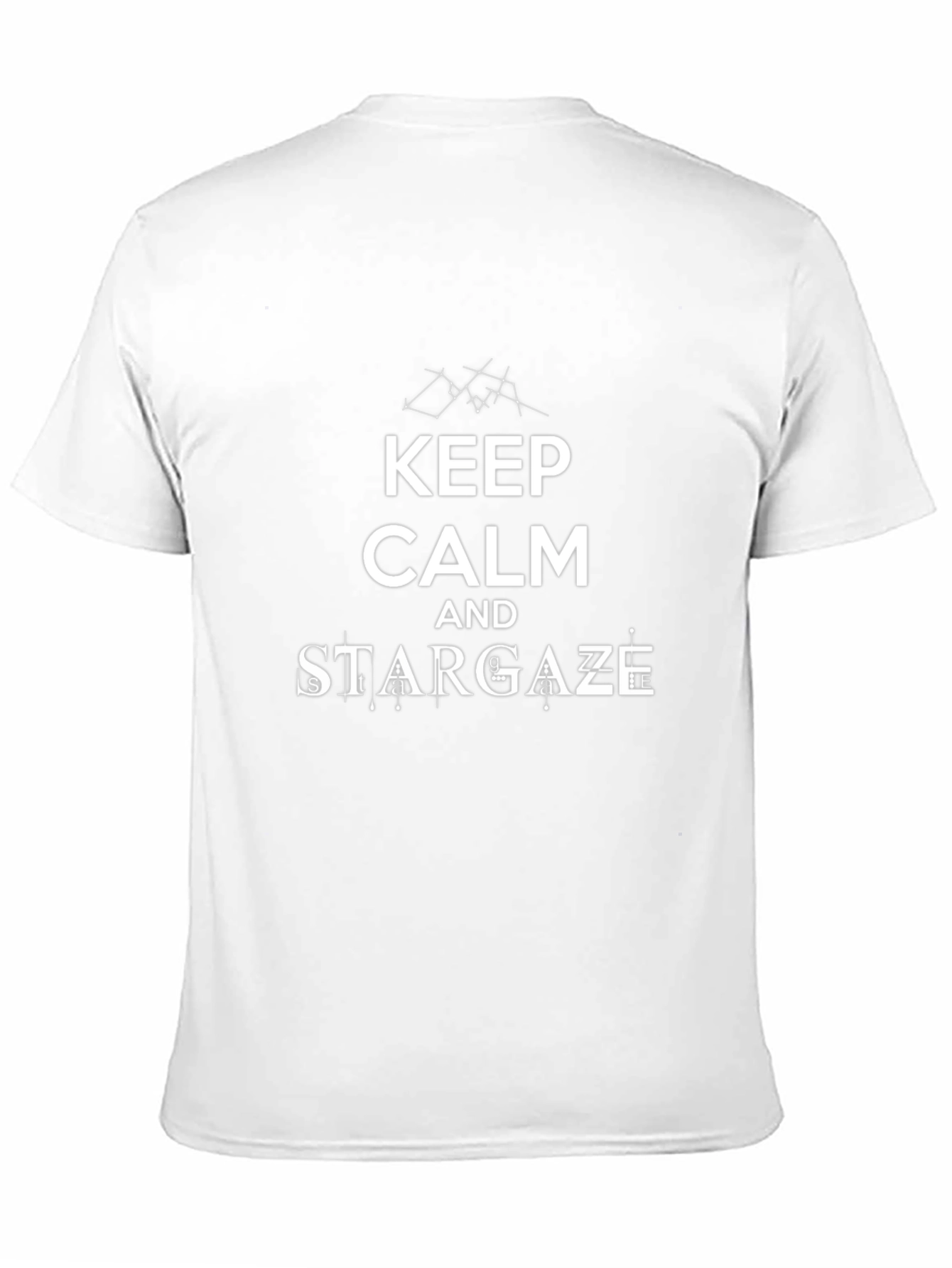 Keep Calm and Stargaze Black T-Shirt