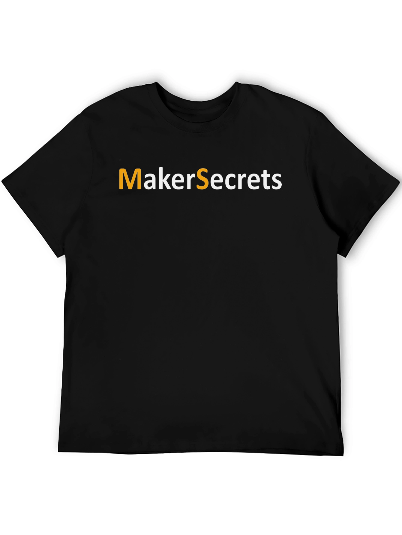 Maker Secrets T-Shirt - Premium Black Cotton Tee