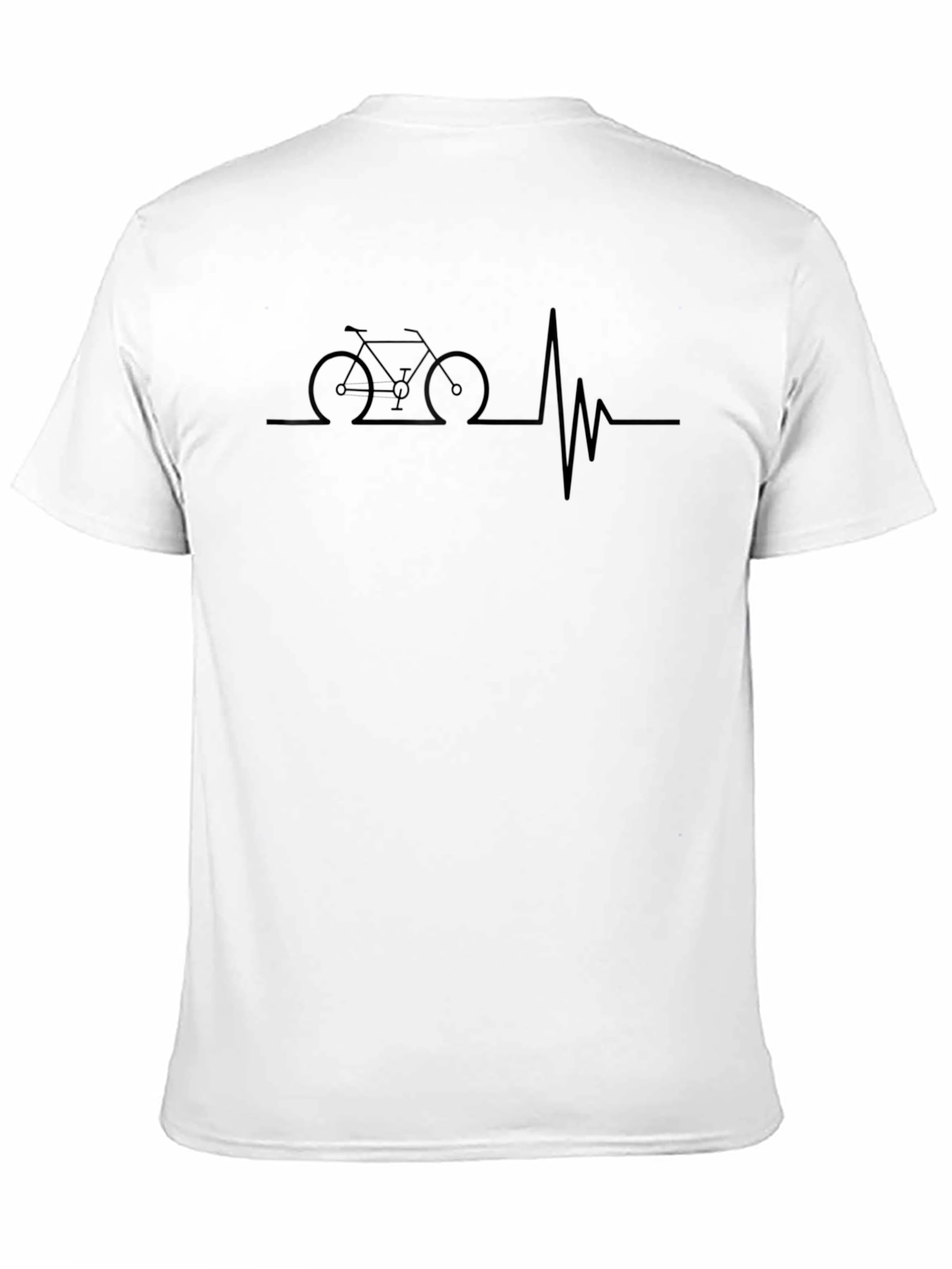 Cycling Heartbeat Graphic Tee - Ride On!