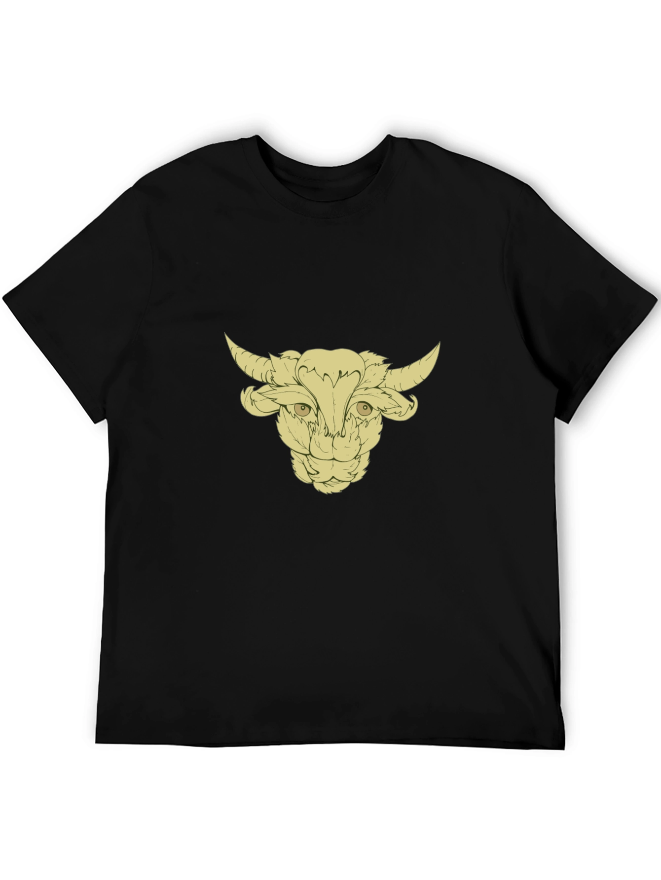 Bull Head Graphic Black Tee