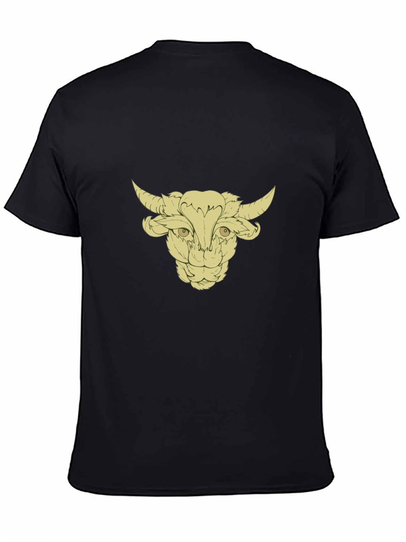 Bull Head Graphic Black Tee