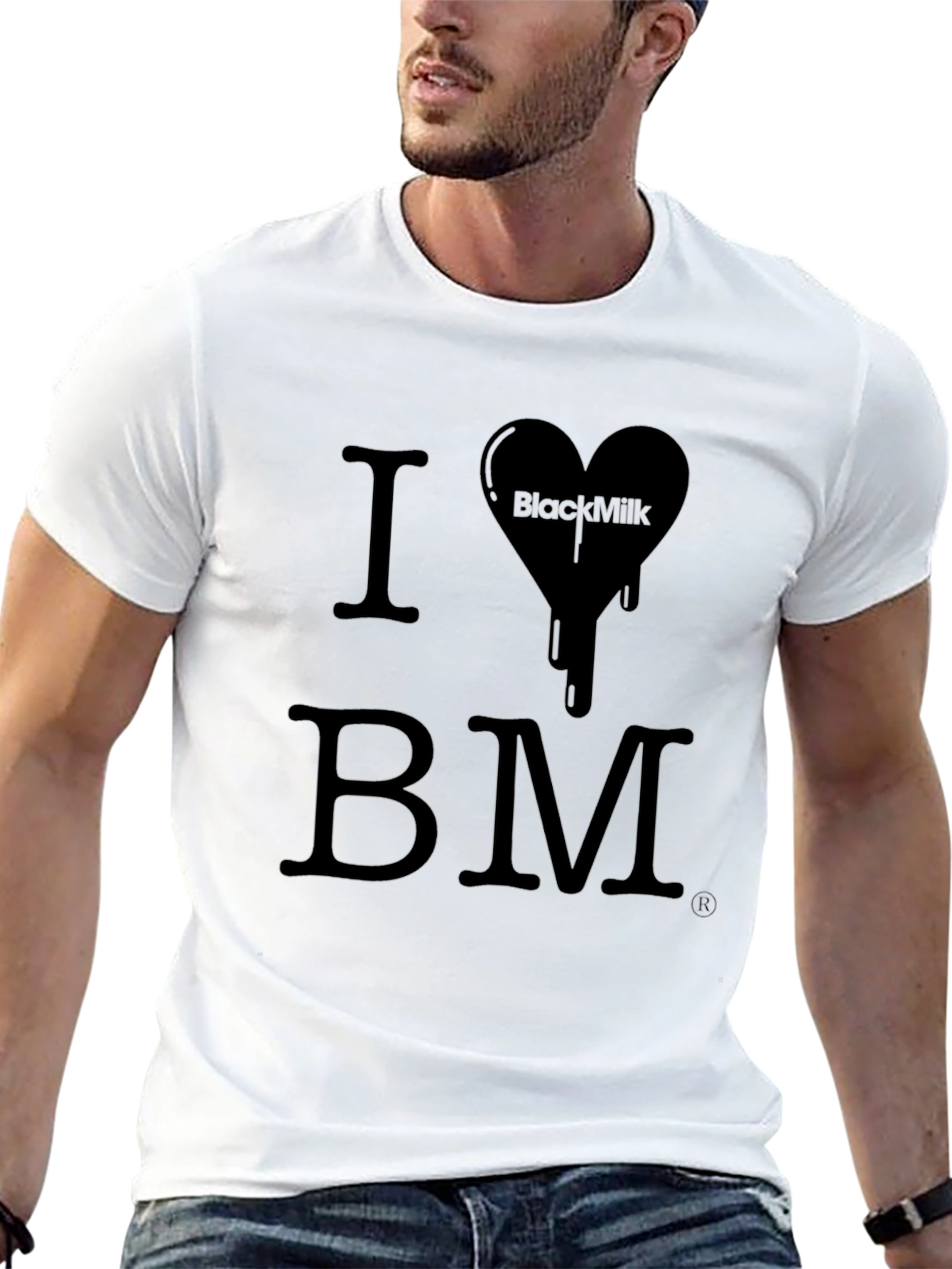 I Love BlackMilk T-Shirt - Black Graphic Tee