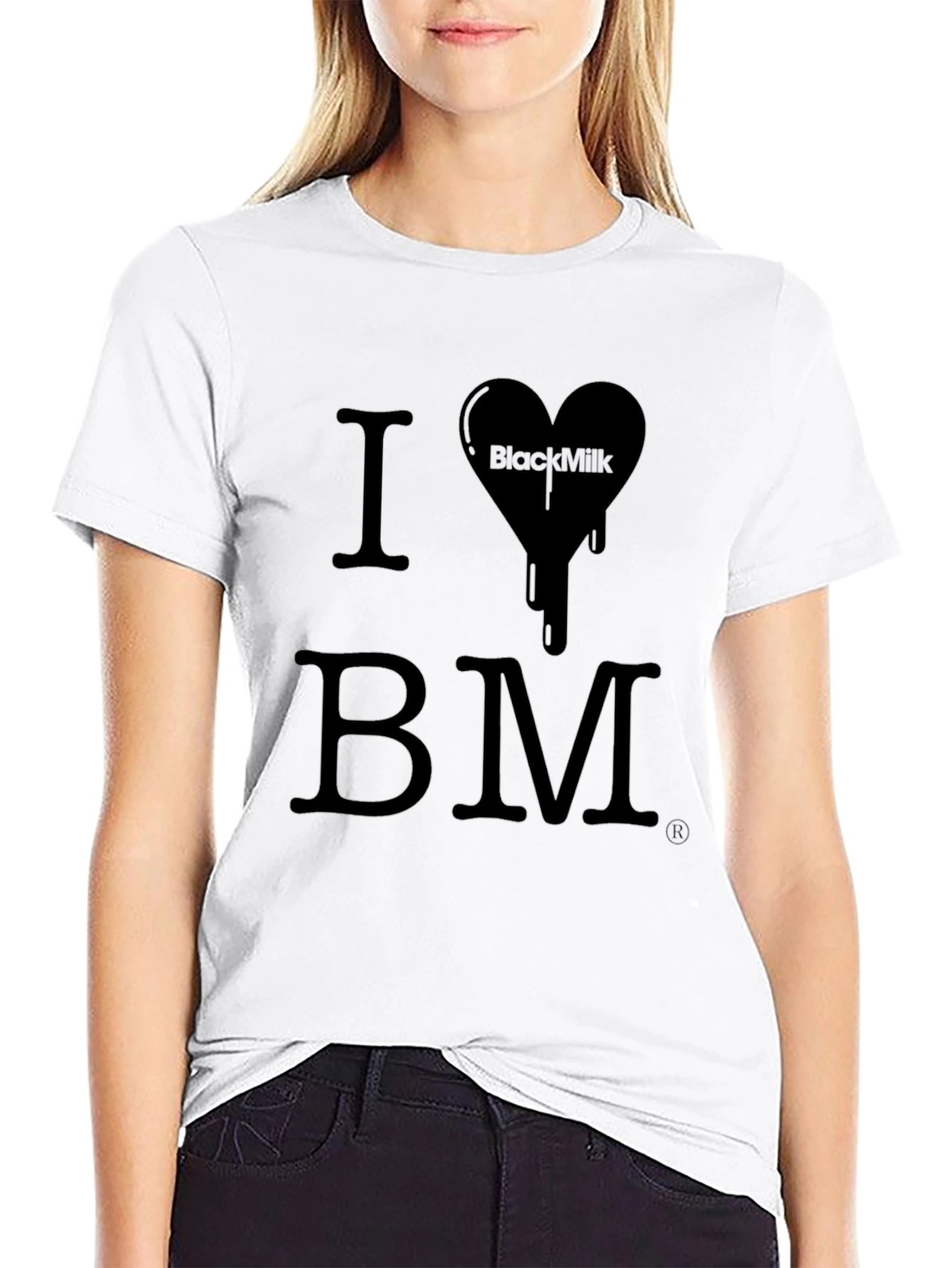 I Love BlackMilk T-Shirt - Black Graphic Tee