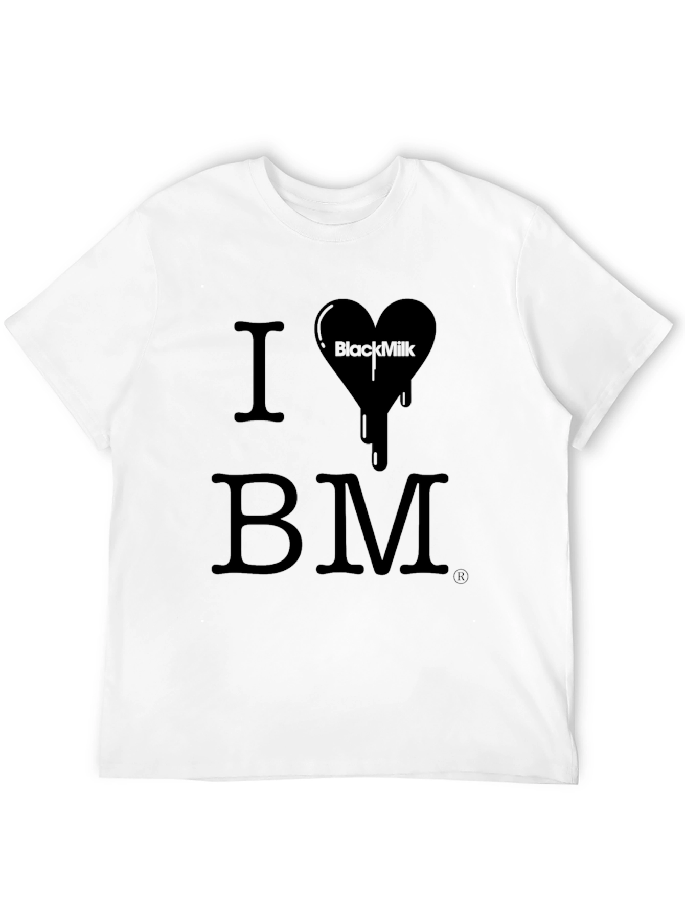 I Love BlackMilk T-Shirt - Black Graphic Tee