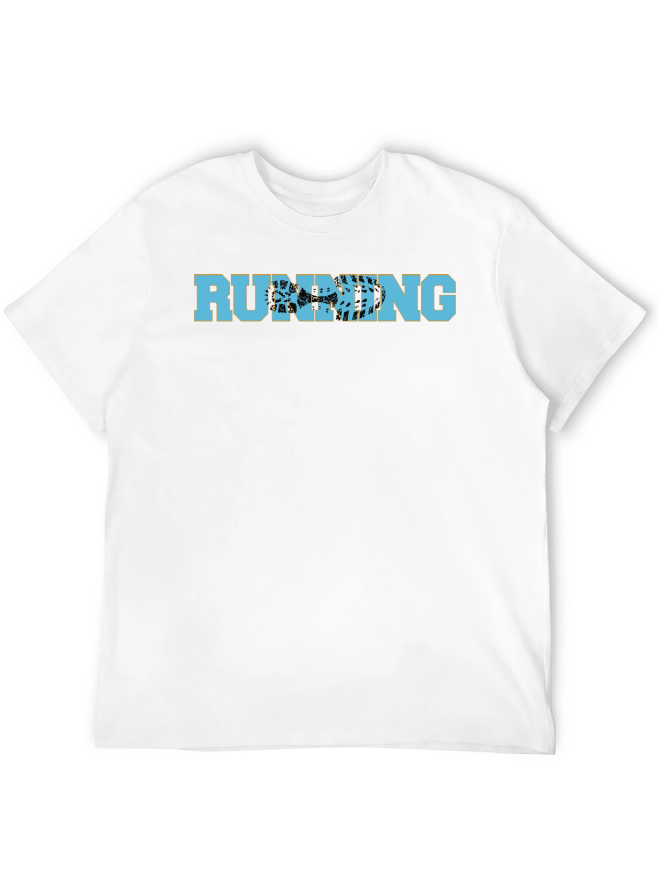 Running Trail Graphic T-Shirt - Black