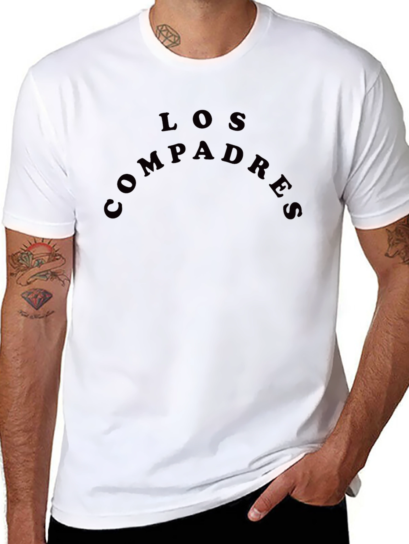 Los Compadres Black T-Shirt