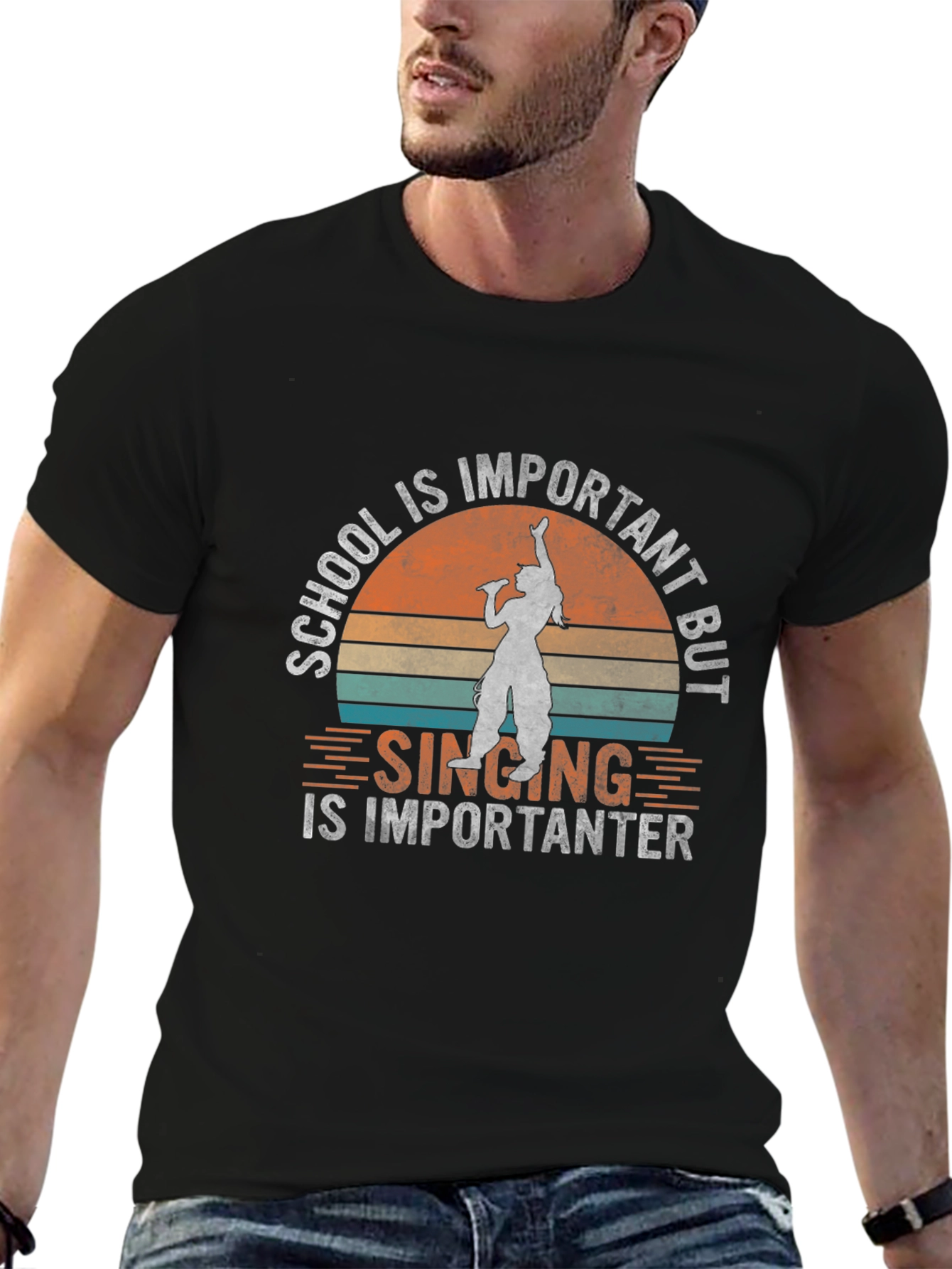 Singing is Importanter T-Shirt - Music Lover Tee