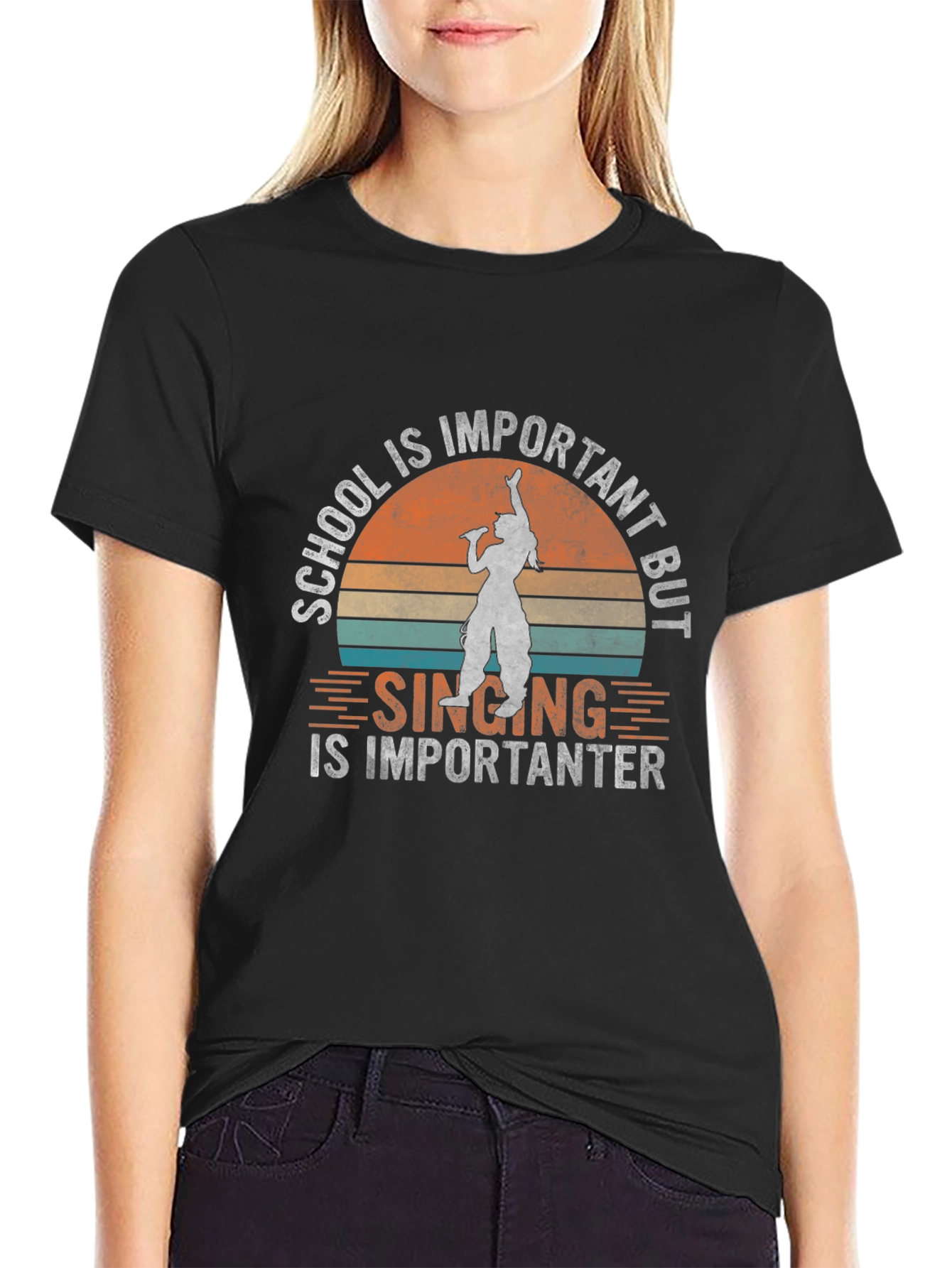 Singing is Importanter T-Shirt - Music Lover Tee