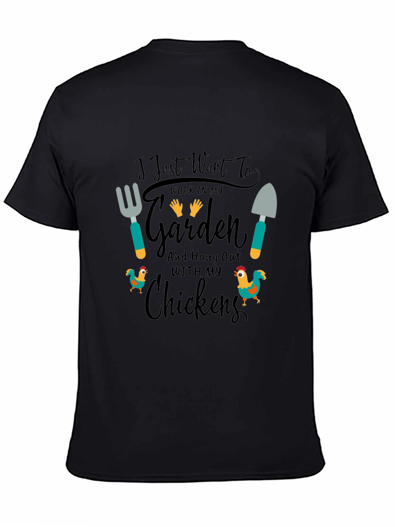 Garden & Chickens Graphic Tee
