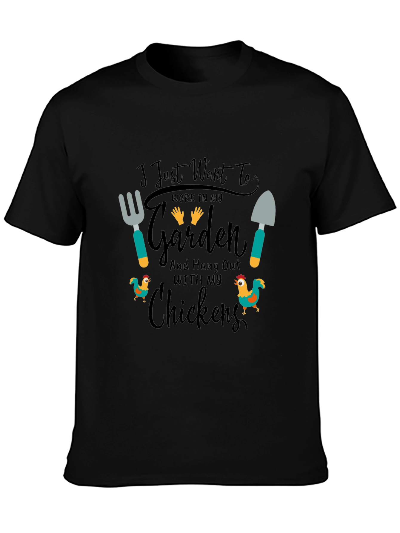 Garden & Chickens Graphic Tee