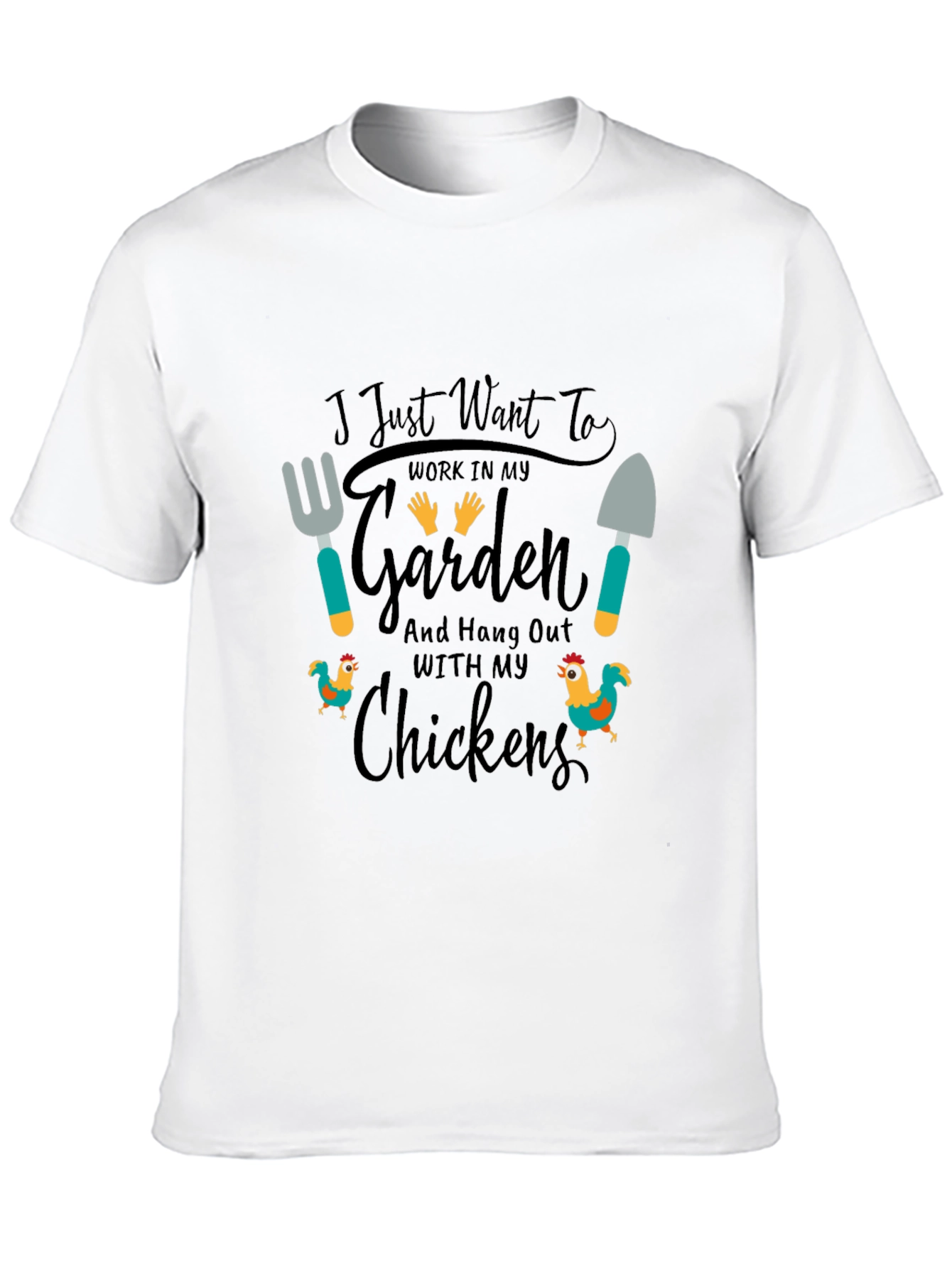 Garden & Chickens Graphic Tee
