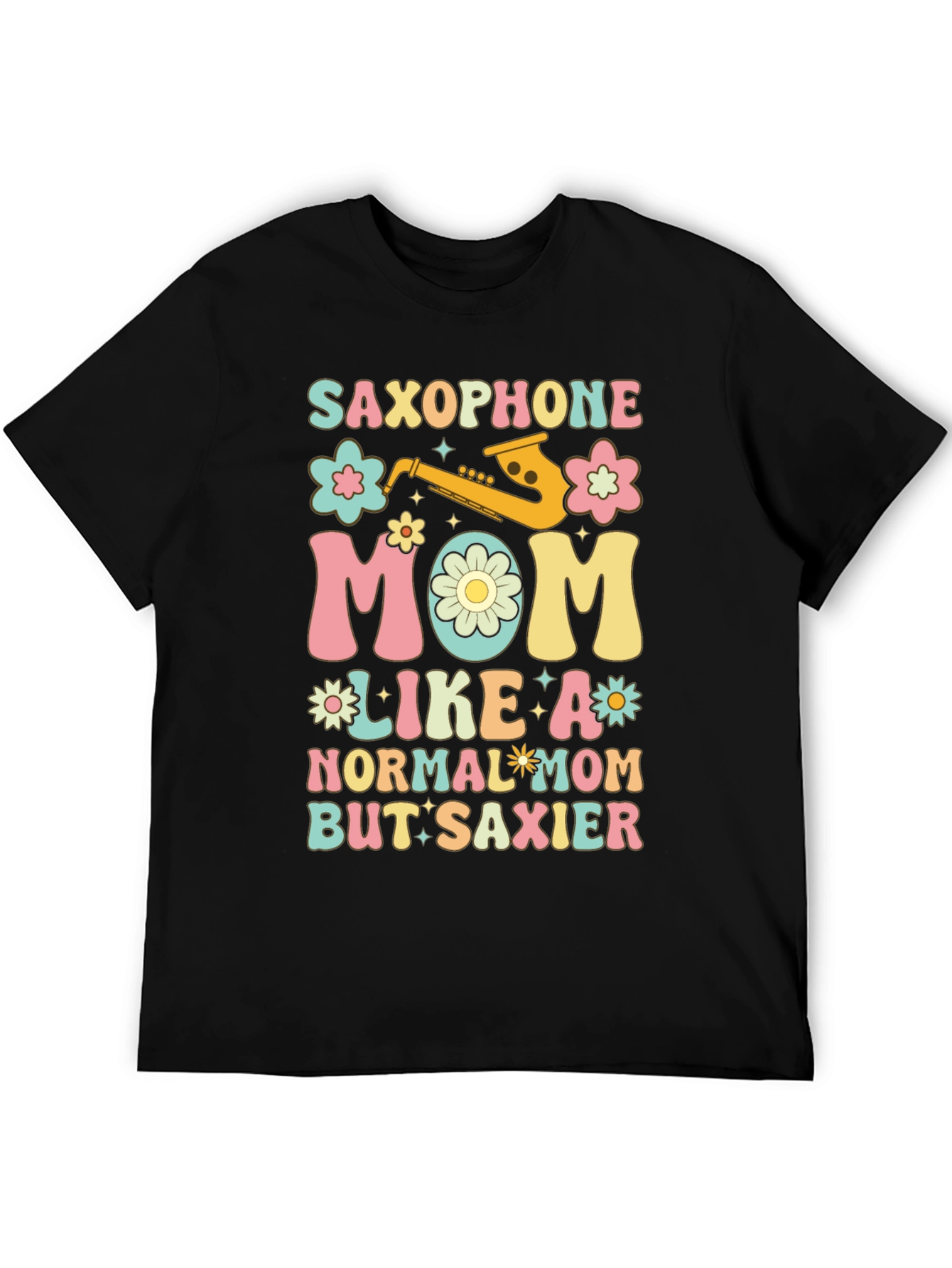 Saxophone Mom Graphic T-Shirt