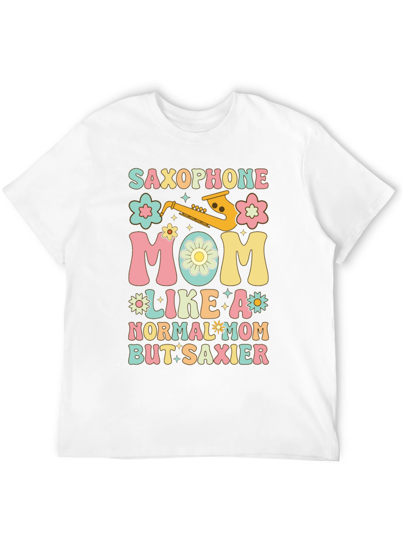 Saxophone Mom Graphic T-Shirt