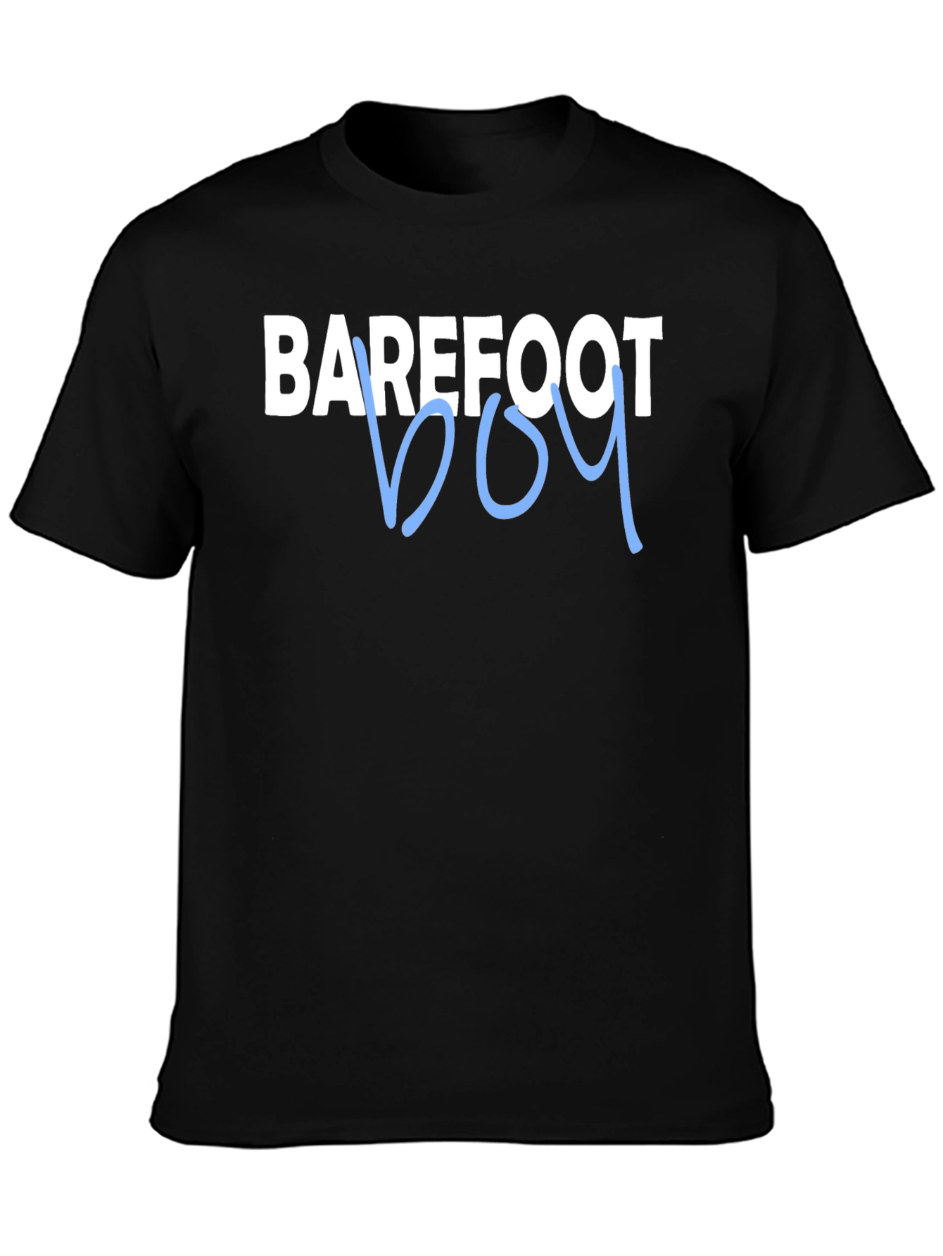 Barefoot Boy Graphic Tee - Trendy Casual Style
