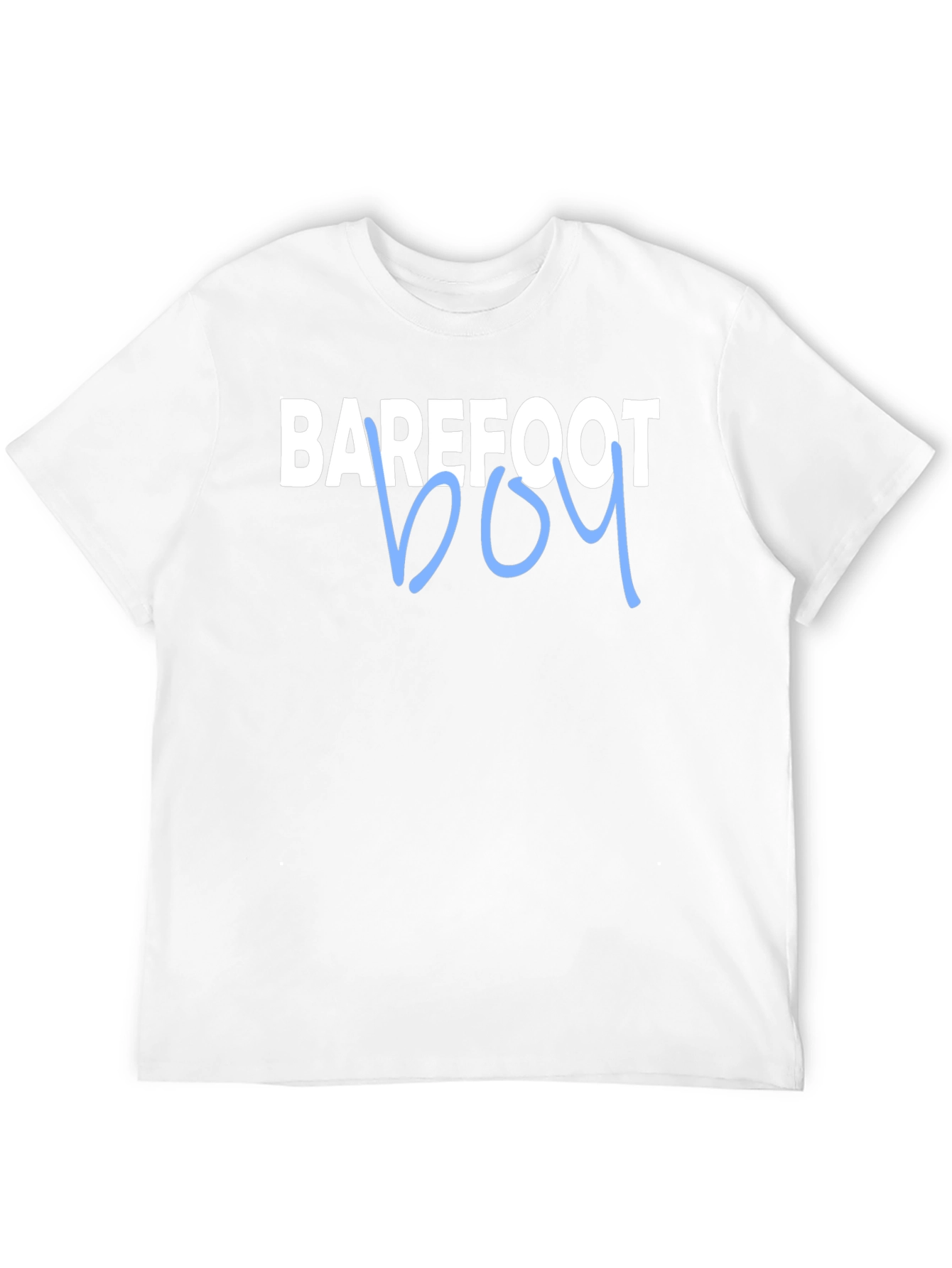 Barefoot Boy Graphic Tee - Trendy Casual Style