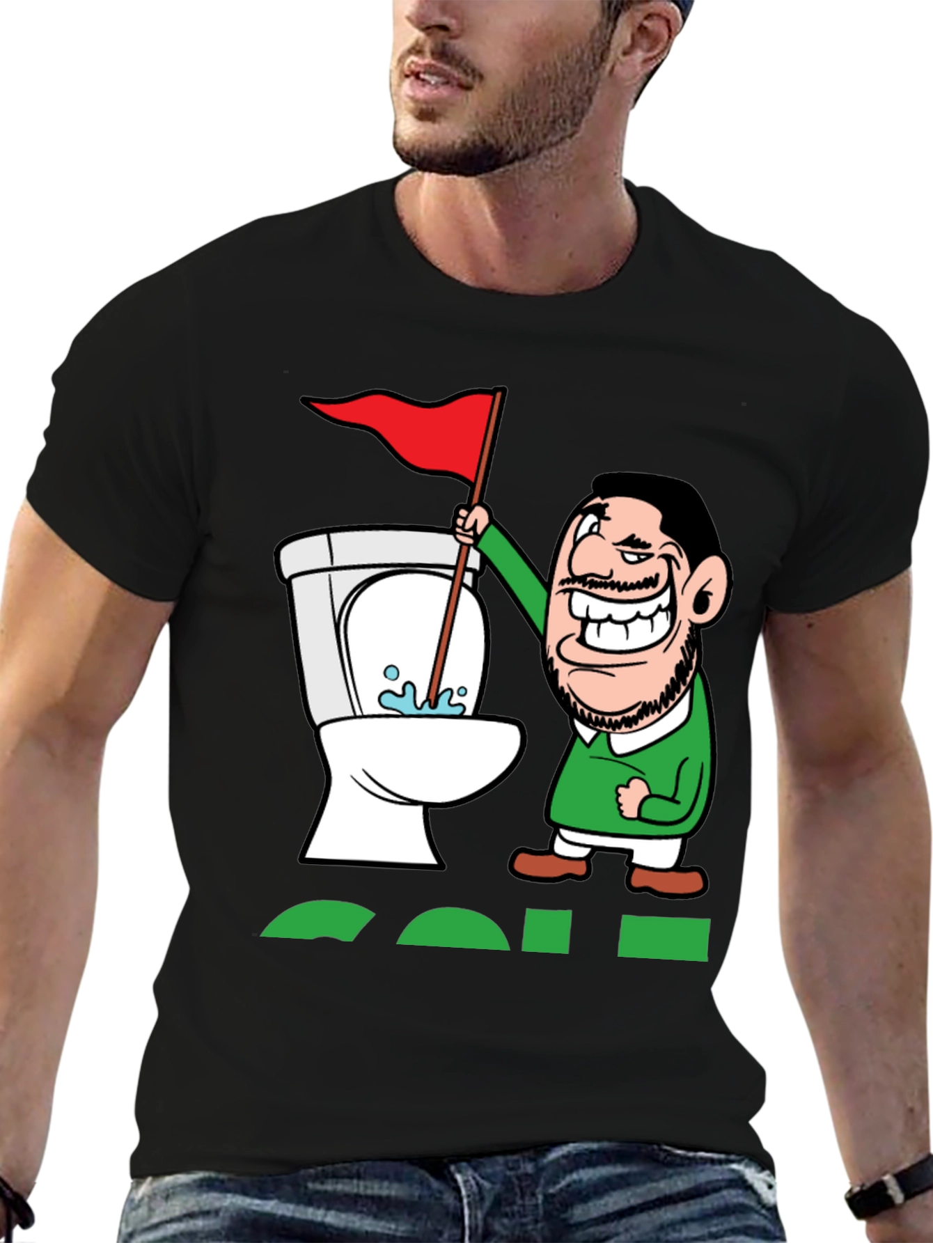 Toilet Humor Golf Tee