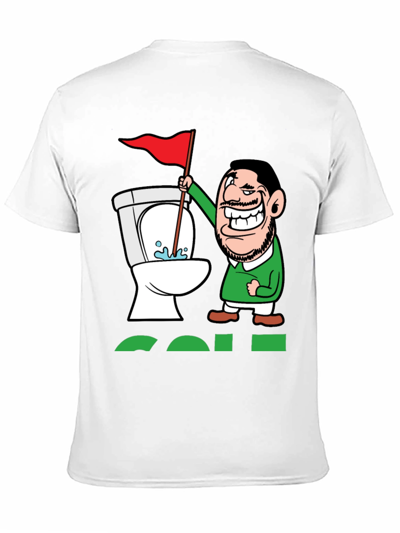 Toilet Humor Golf Tee