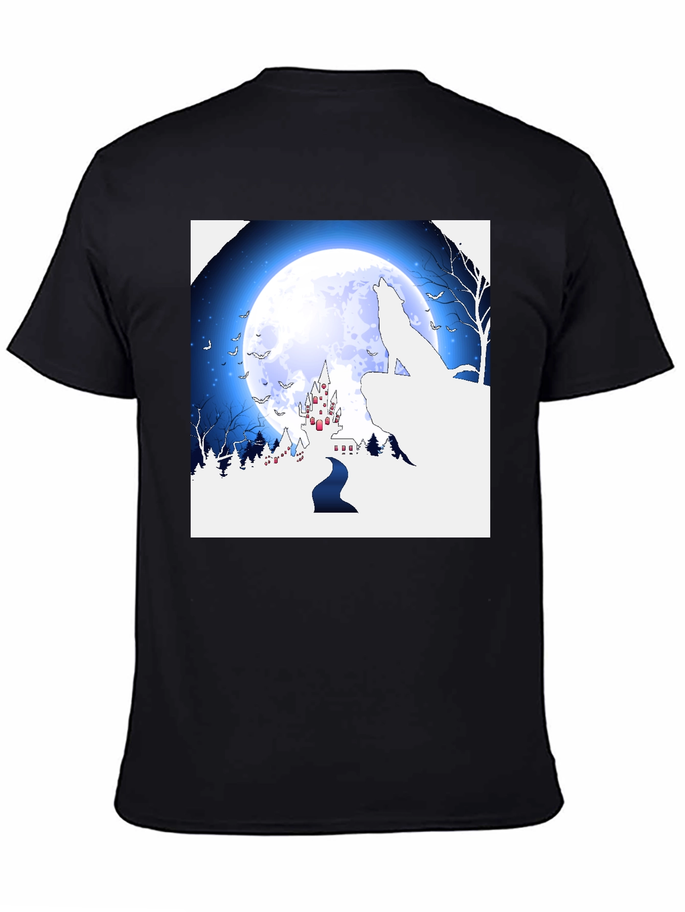 Wolf Moon Castle T-Shirt