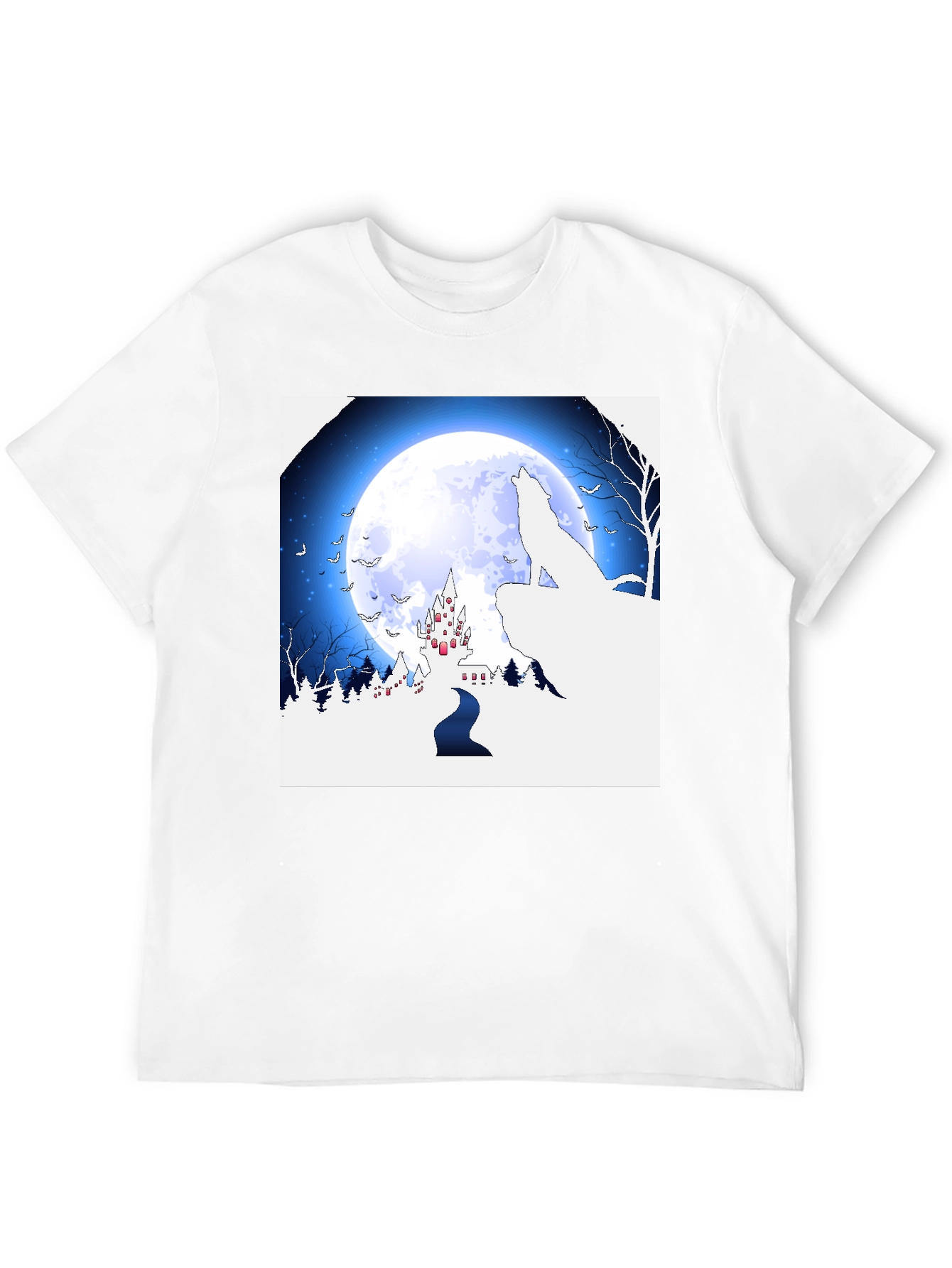 Wolf Moon Castle T-Shirt