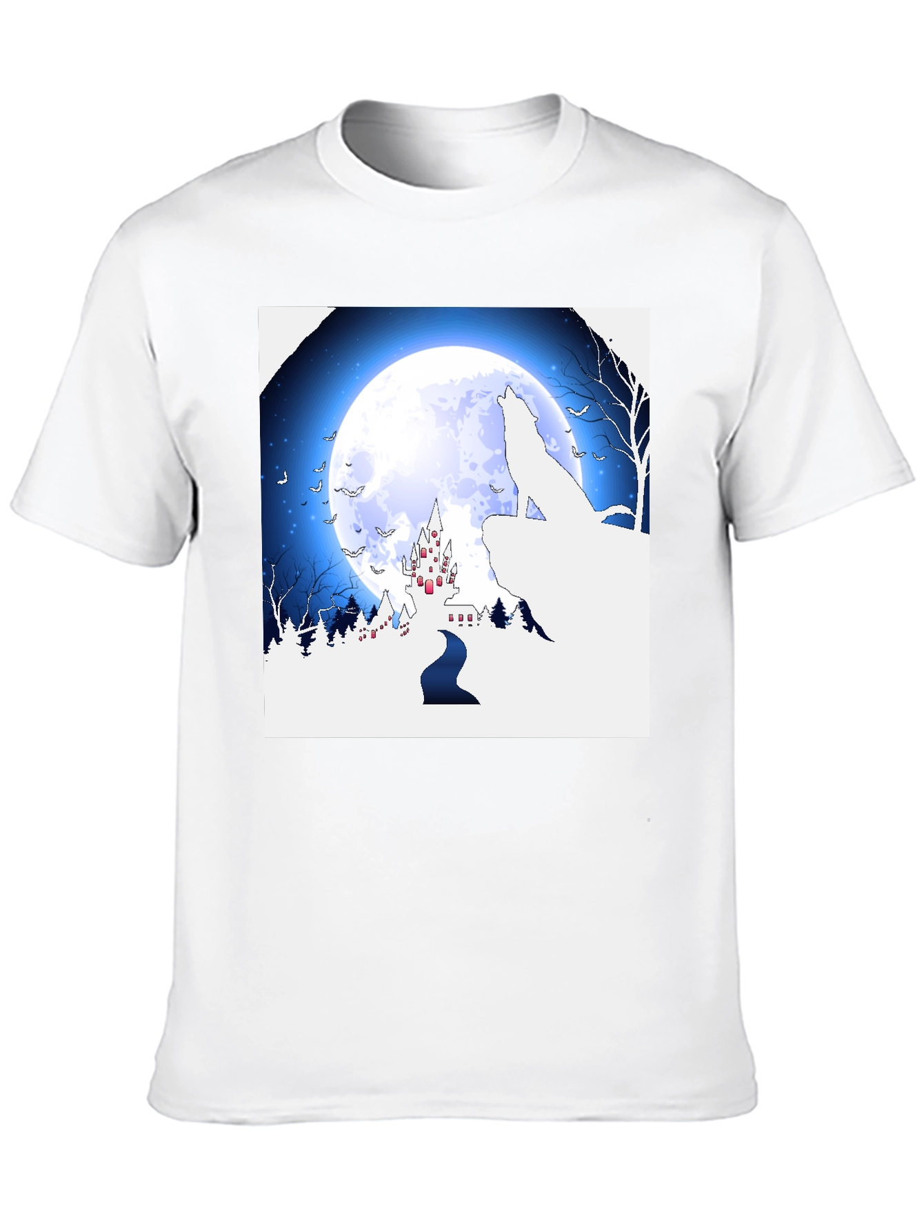Wolf Moon Castle T-Shirt