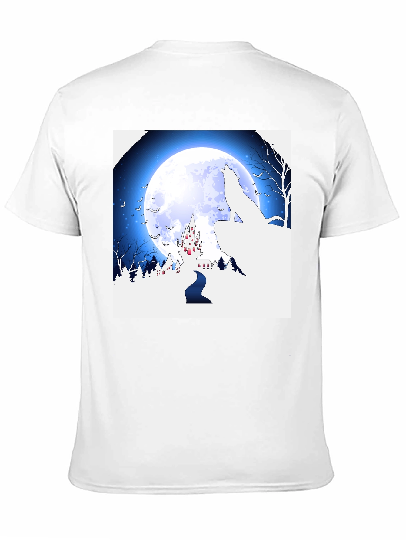 Wolf Moon Castle T-Shirt