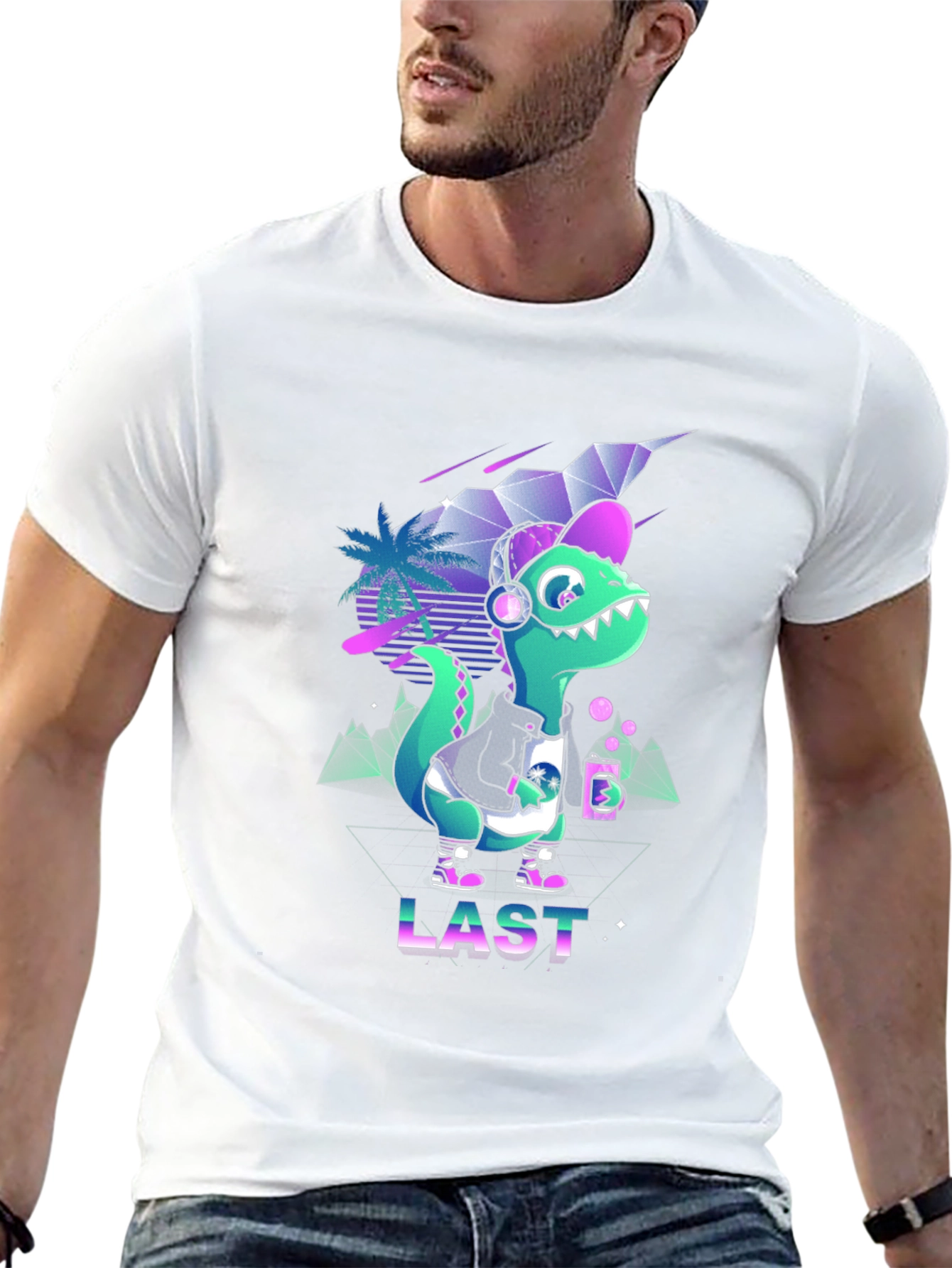 Retro Dinosaur Graphic Tee