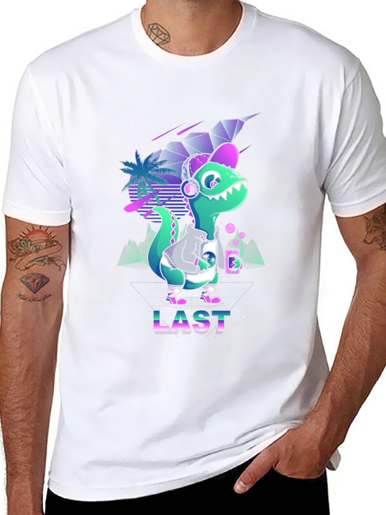 Retro Dinosaur Graphic Tee