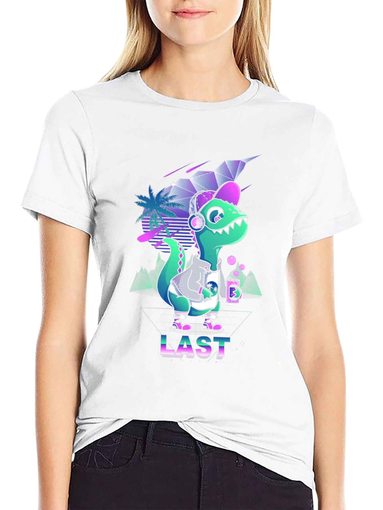 Retro Dinosaur Graphic Tee