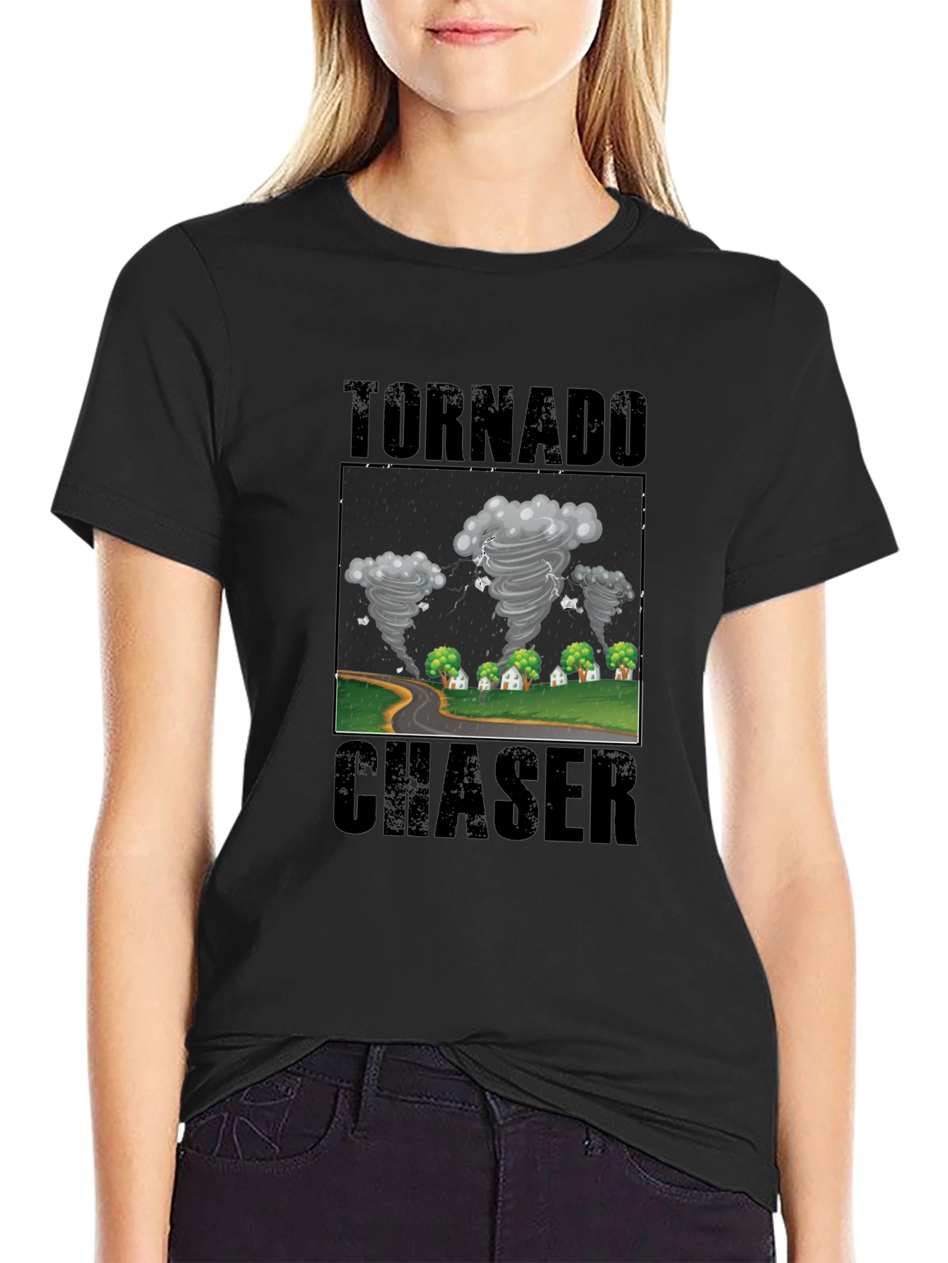 Tornado Chaser Graphic T-Shirt - Weather Enthusiast Tee