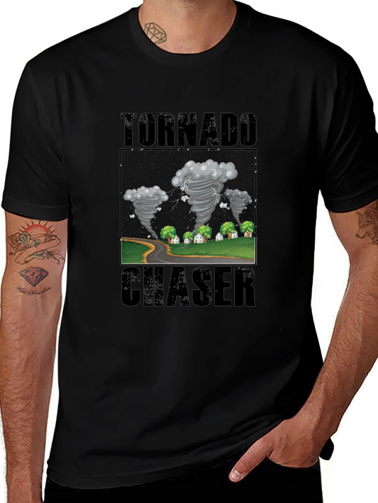 Tornado Chaser Graphic T-Shirt - Weather Enthusiast Tee