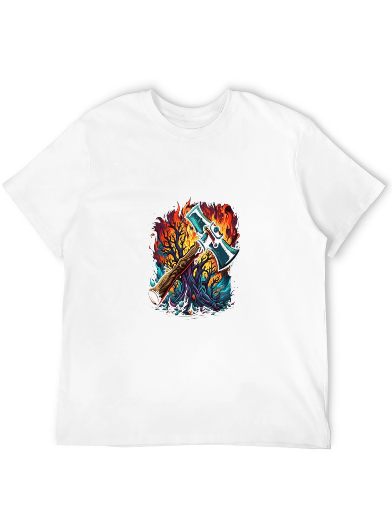Axe in Flames Graphic Tee