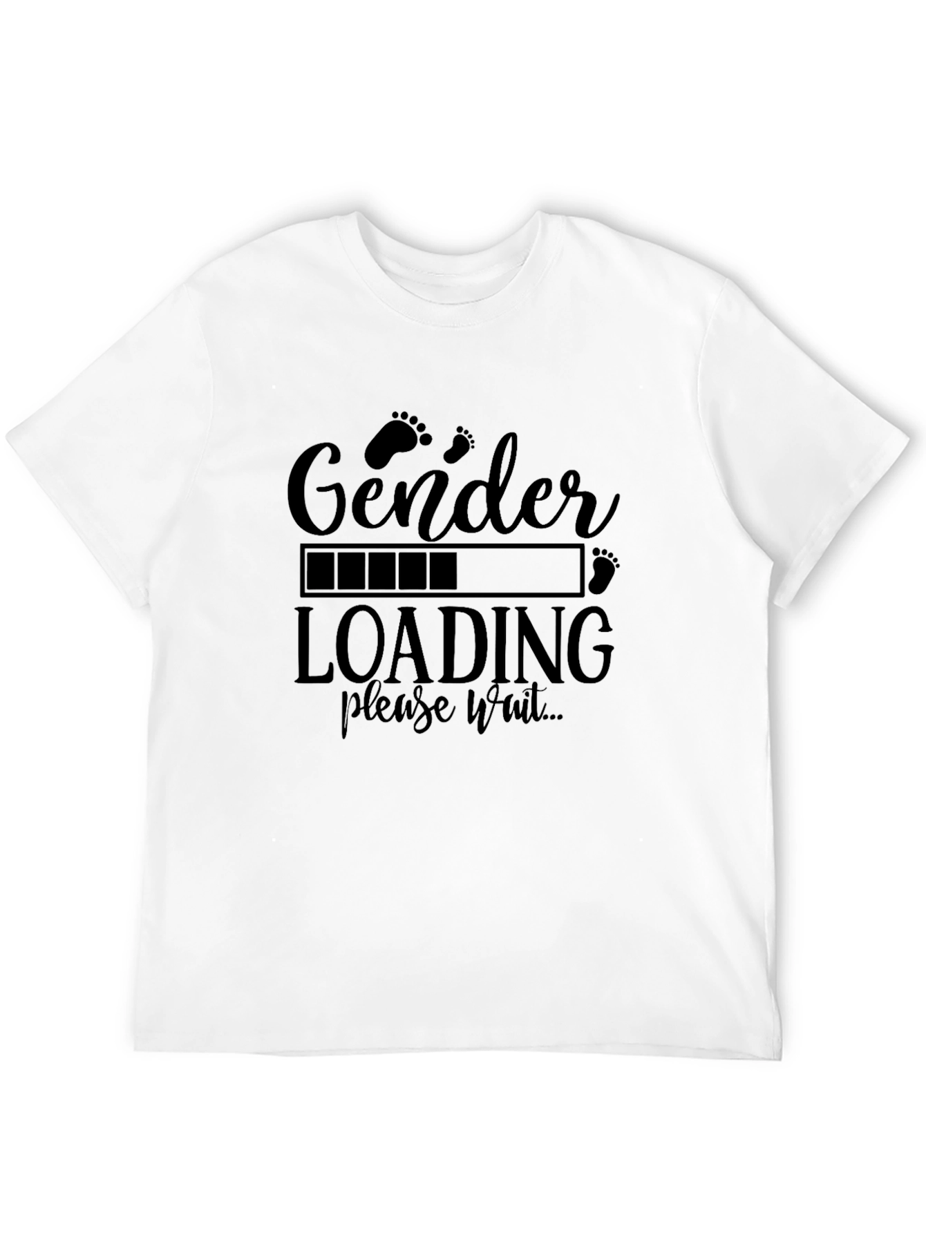 Gender Reveal Loading T-Shirt - Baby Shower Tee