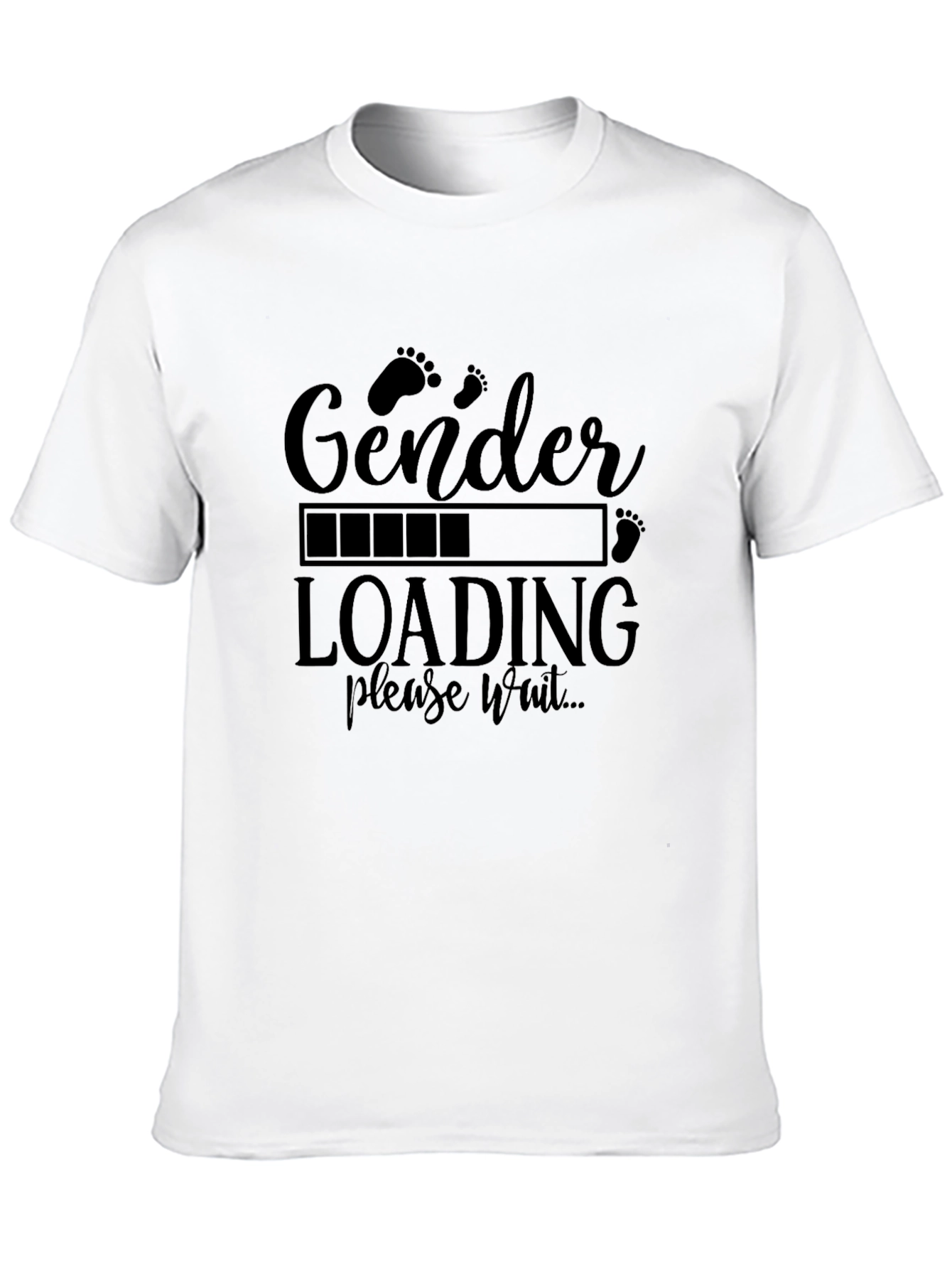 Gender Reveal Loading T-Shirt - Baby Shower Tee