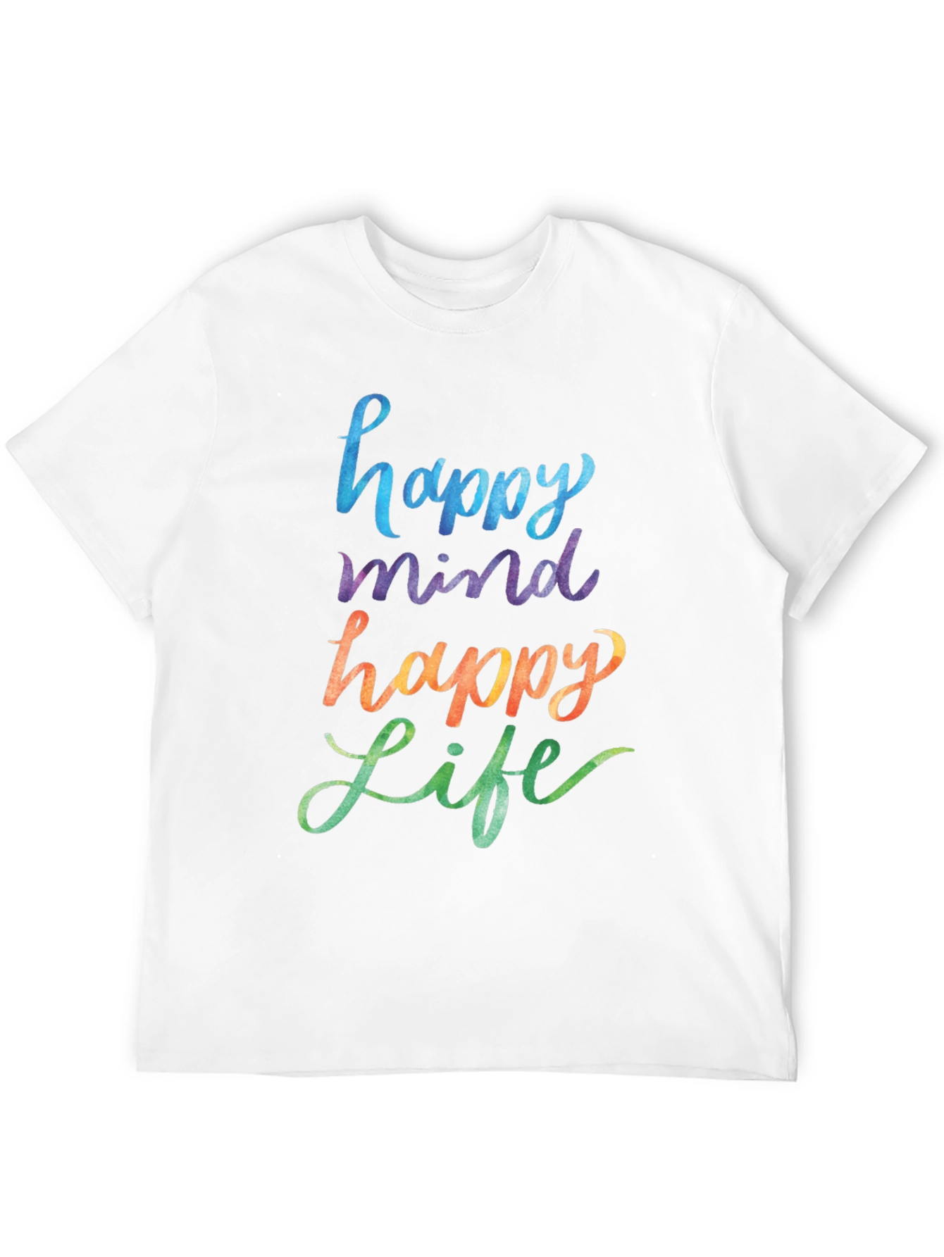 Happy Mind Happy Life Graphic Tee