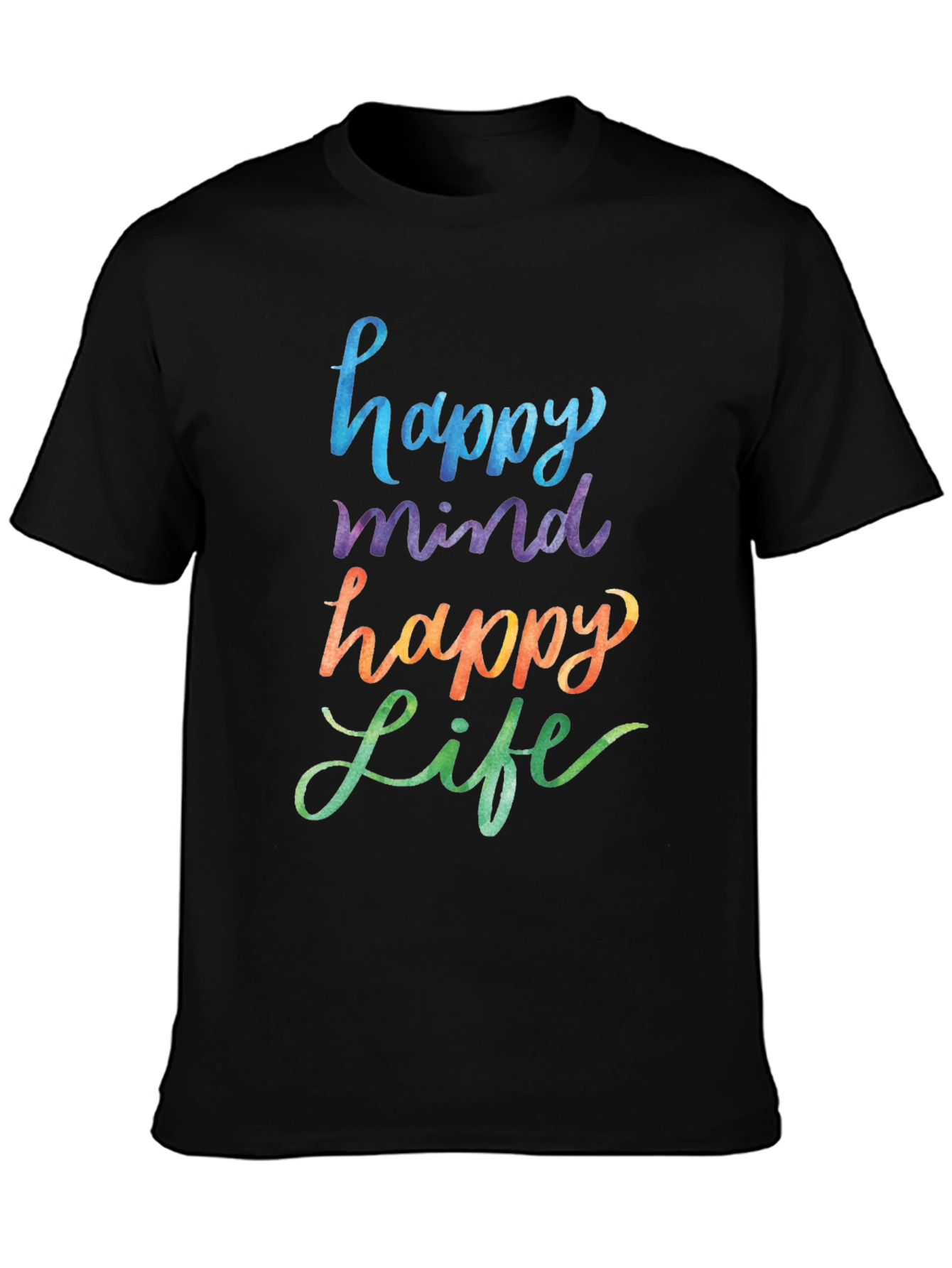 Happy Mind Happy Life Graphic Tee