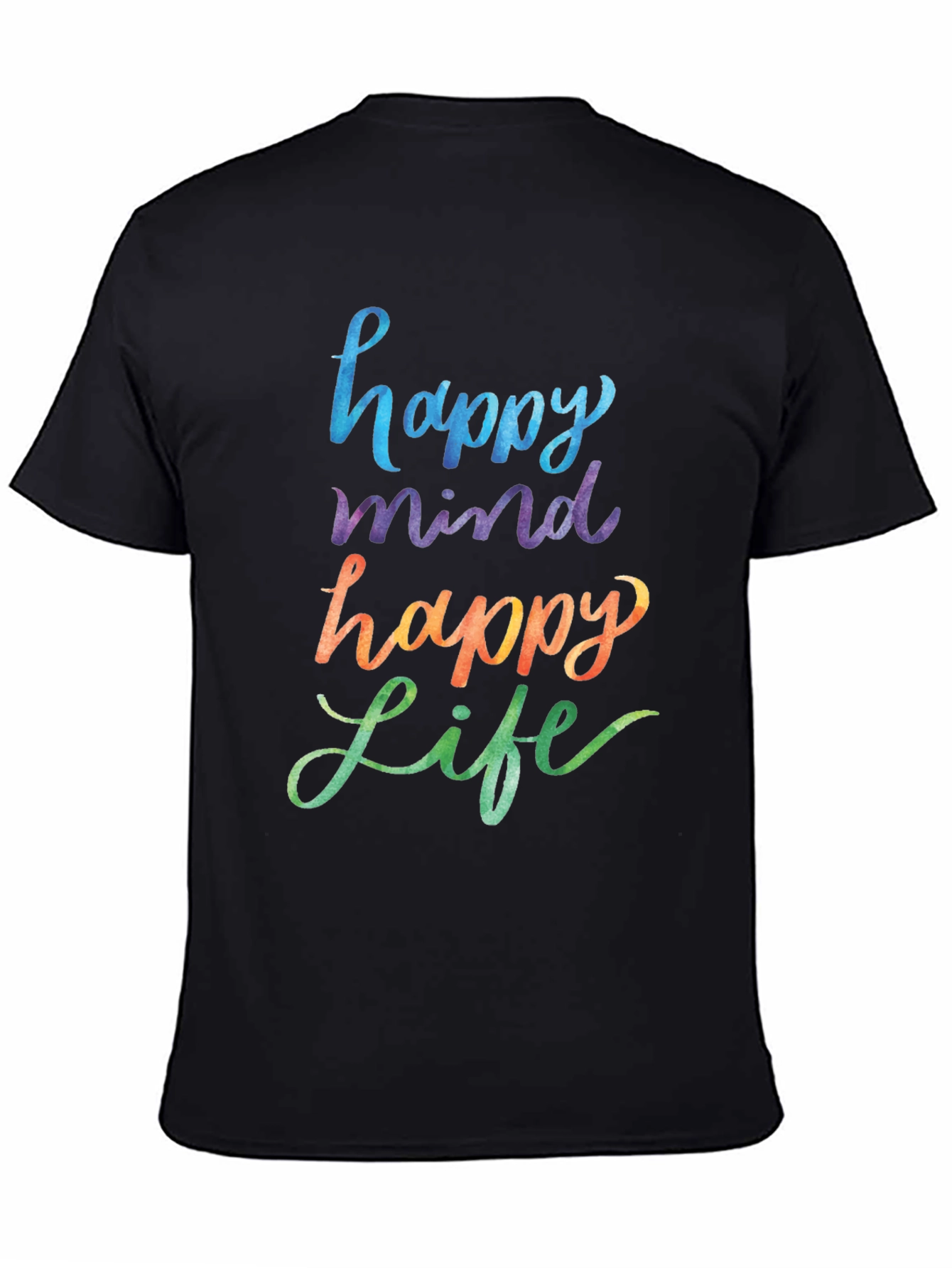 Happy Mind Happy Life Graphic Tee