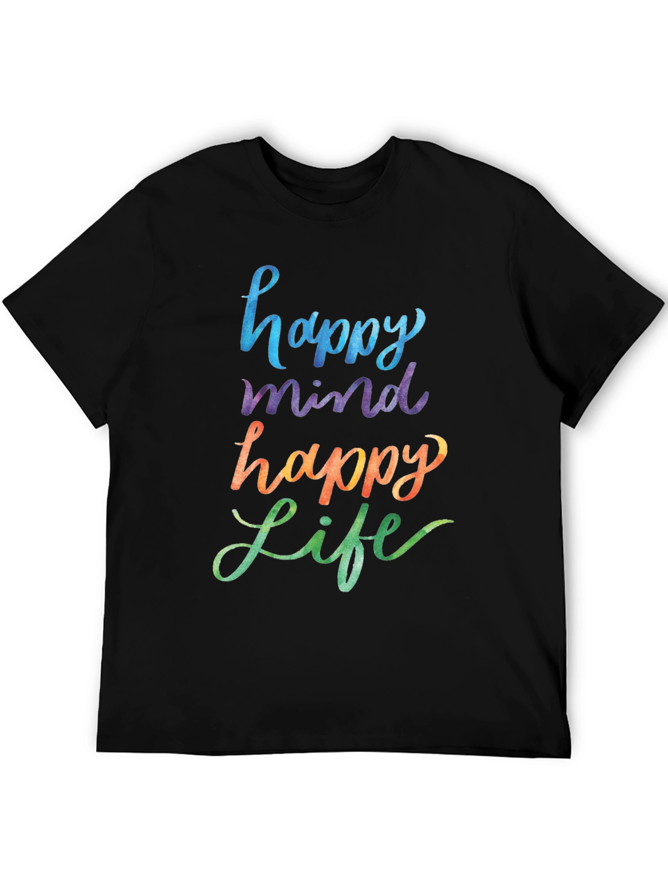 Happy Mind Happy Life Graphic Tee